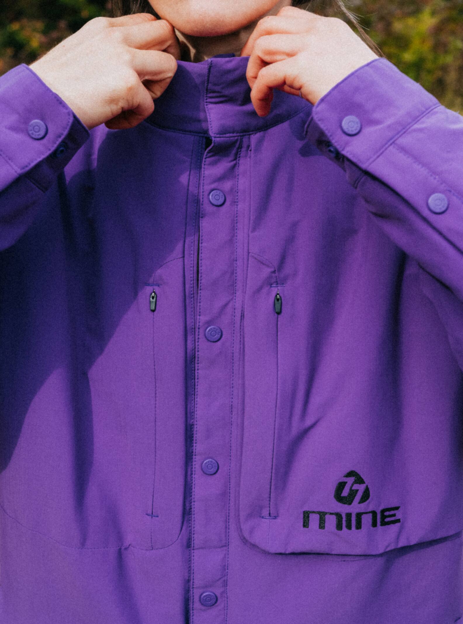 Burton MINE77 Insulated Snap Shirt | Burton.com Winter 2023 ES