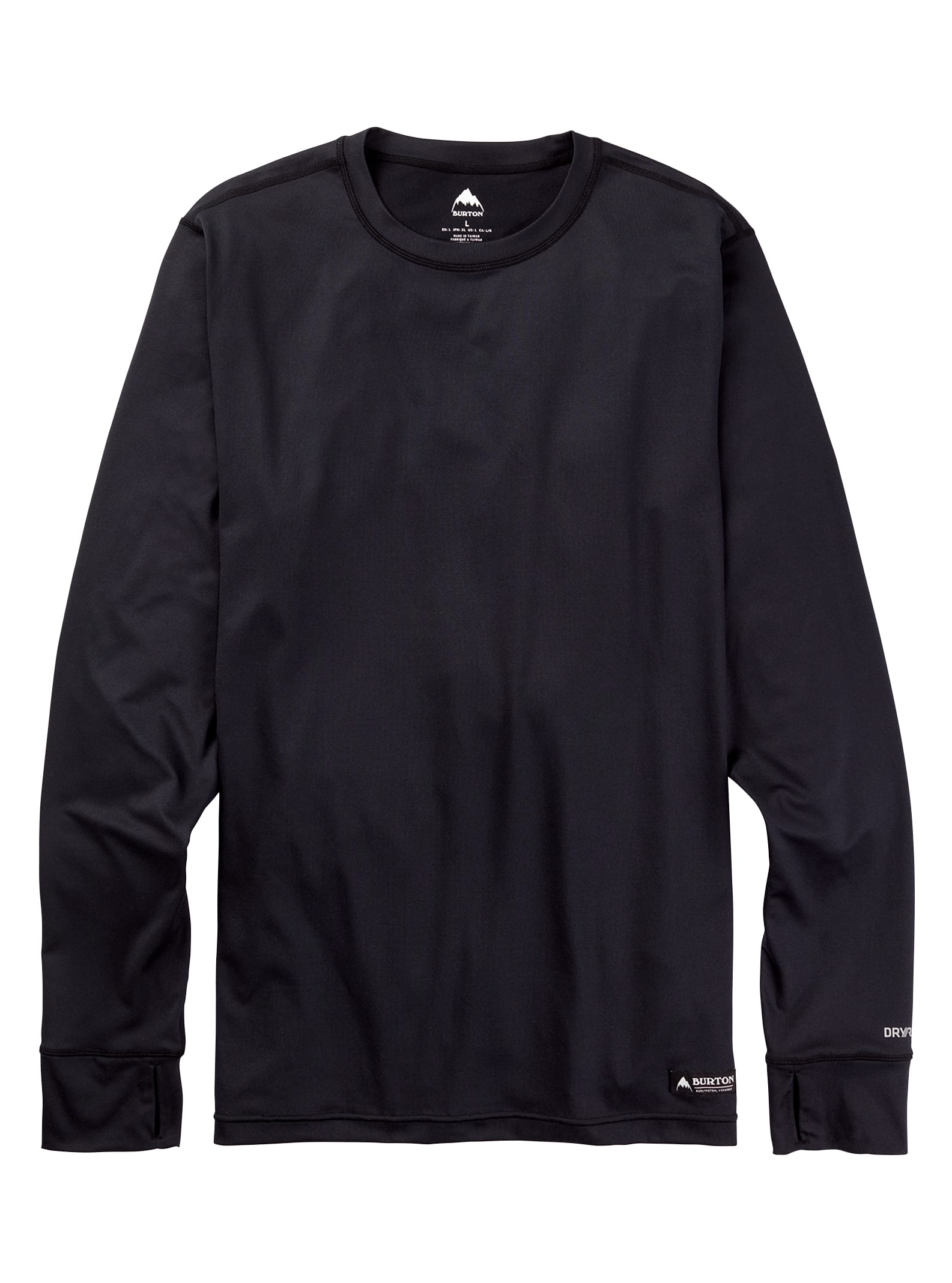 Burton - Ras du cou sous-vêtement intermédiaire homme, True Black, L