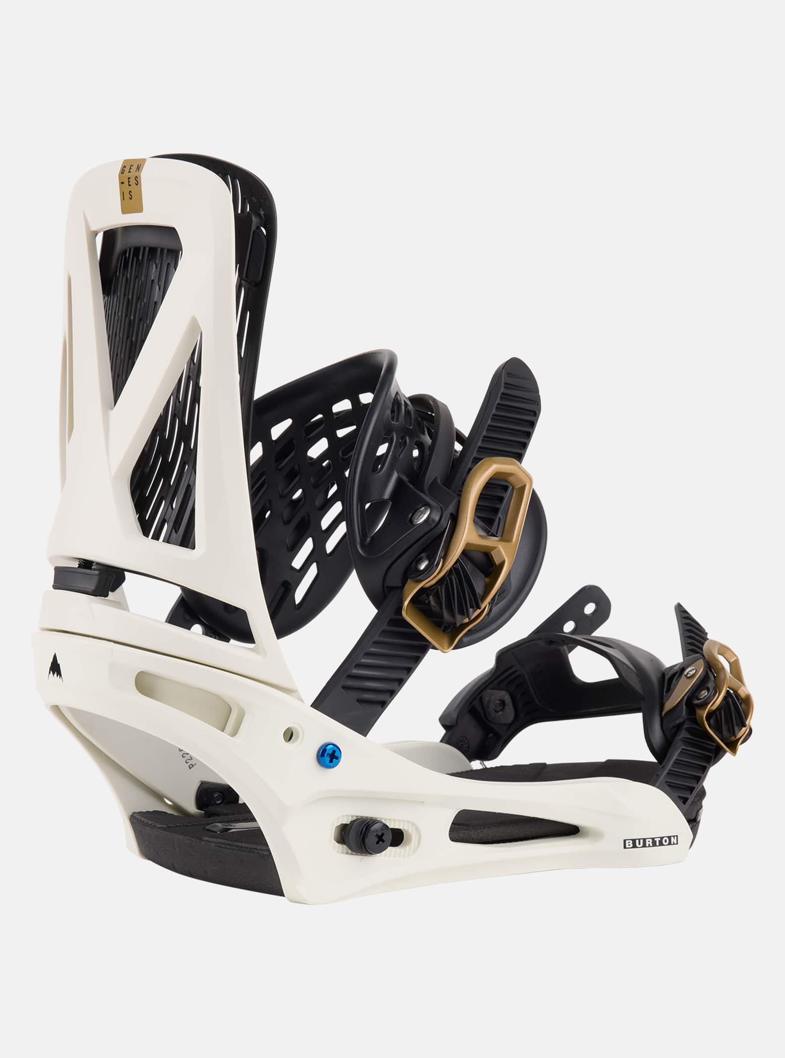 Burton - Fixations pour snowboard Genesis Re:Flex homme, White / Gold, L