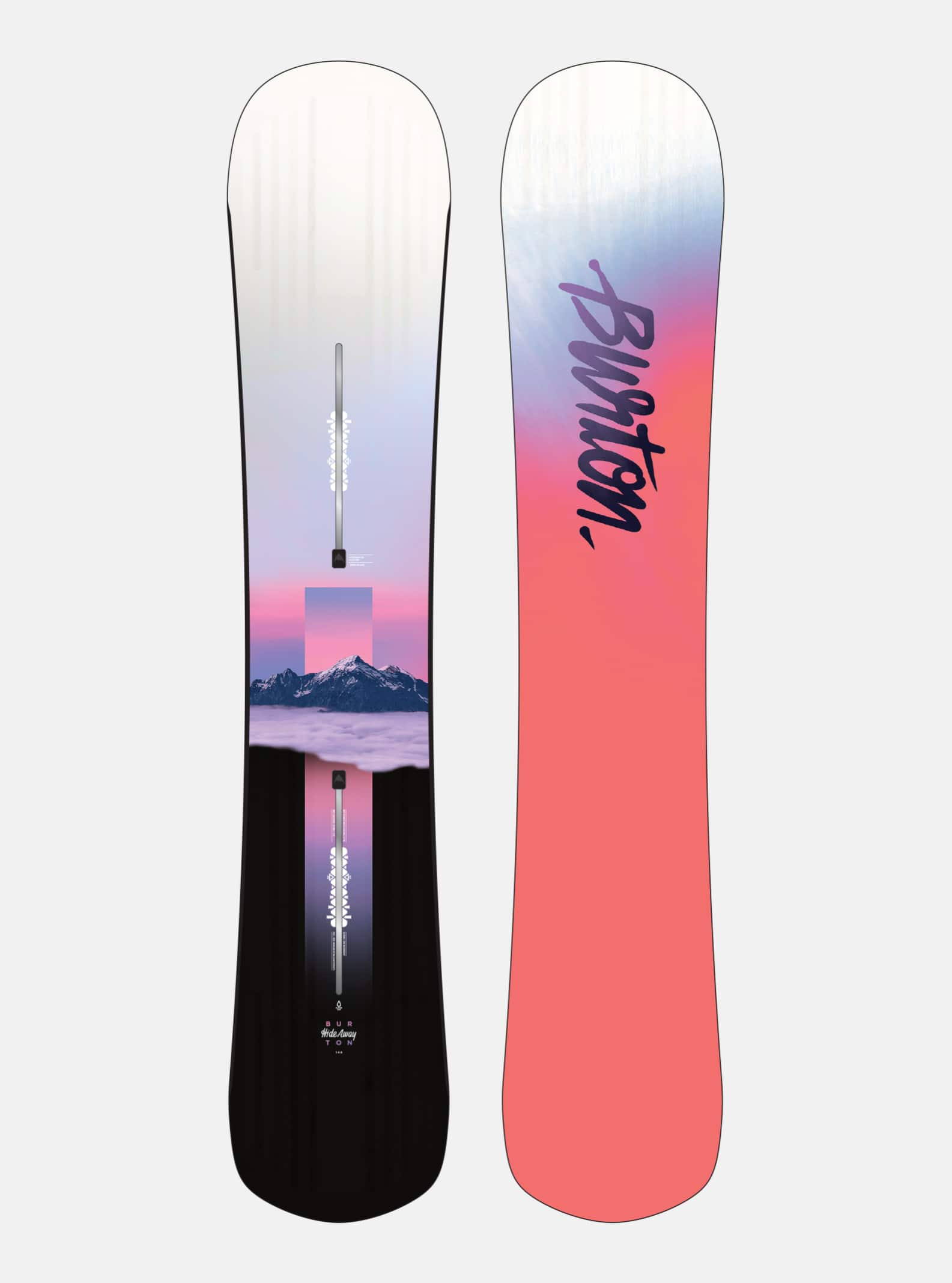 Burton  - Snowboard Hideaway Flat Top femme, Graphic, 140