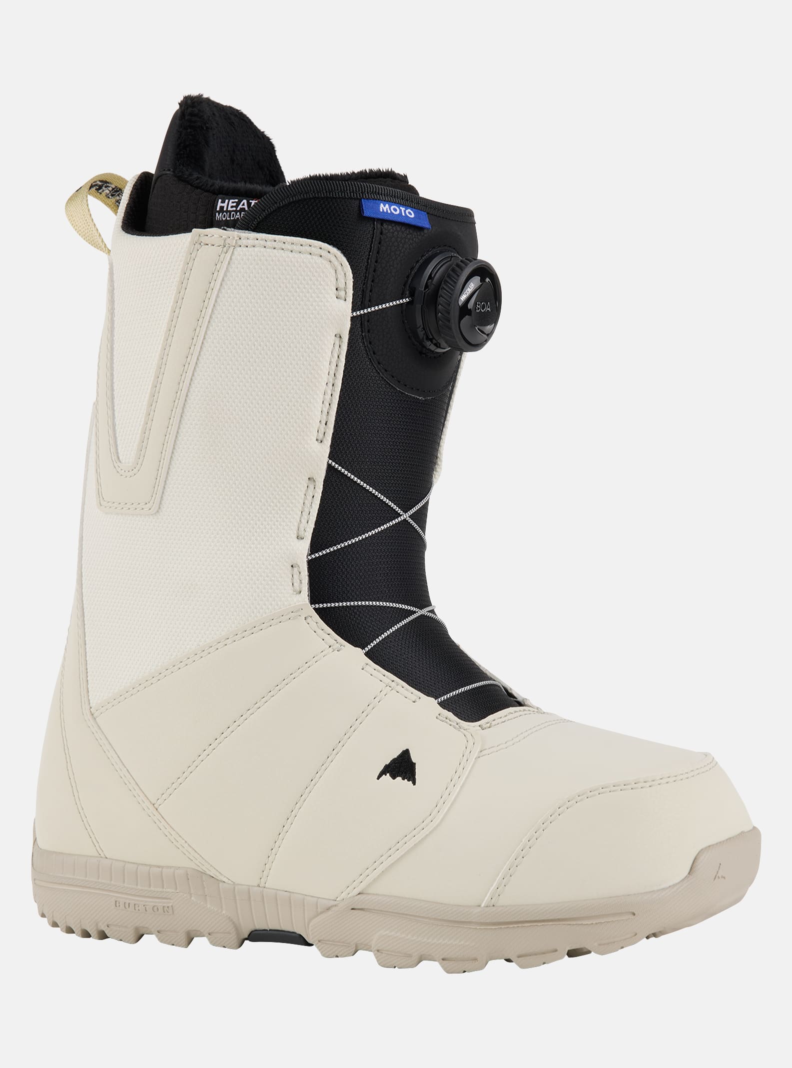 Burton - Boots de snowboard Moto BOA® pour homme, Stout White, 105