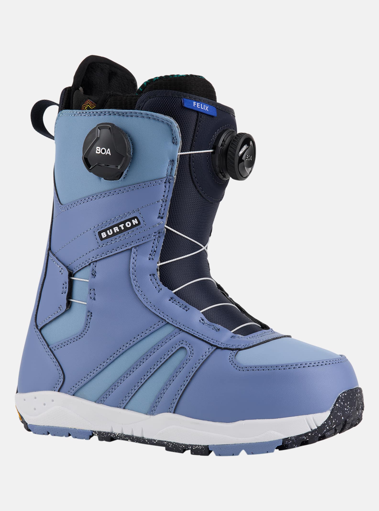 Burton - Boots de snowboard Felix BOA® pour femme, Slate Blue, 6.0