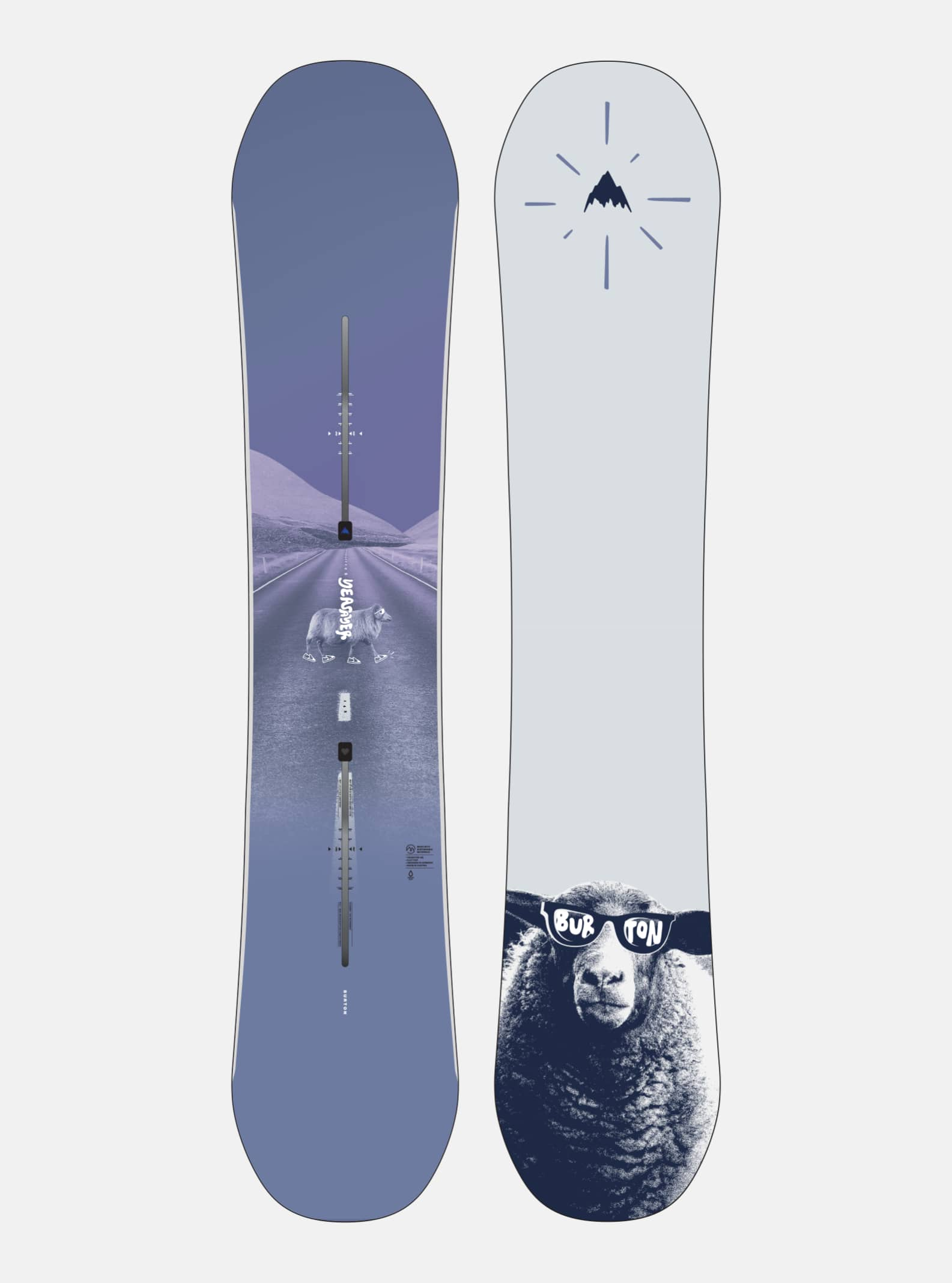 Womens Burton Yeasayer Flat Top Snowboard Burton Winter 2024 US