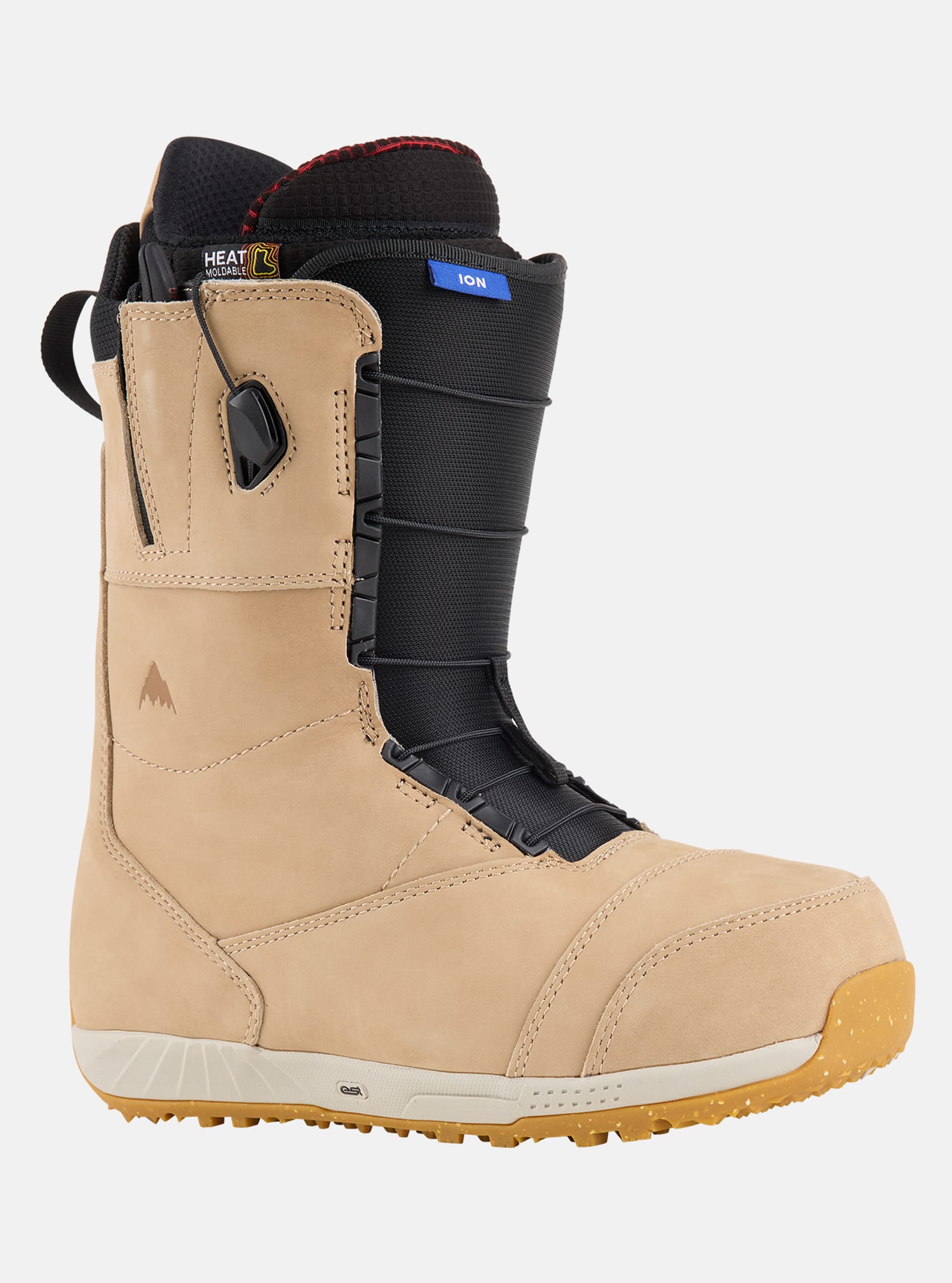 Burton - Boots de snowboard Ion Leather homme, Sandstone, 7.5