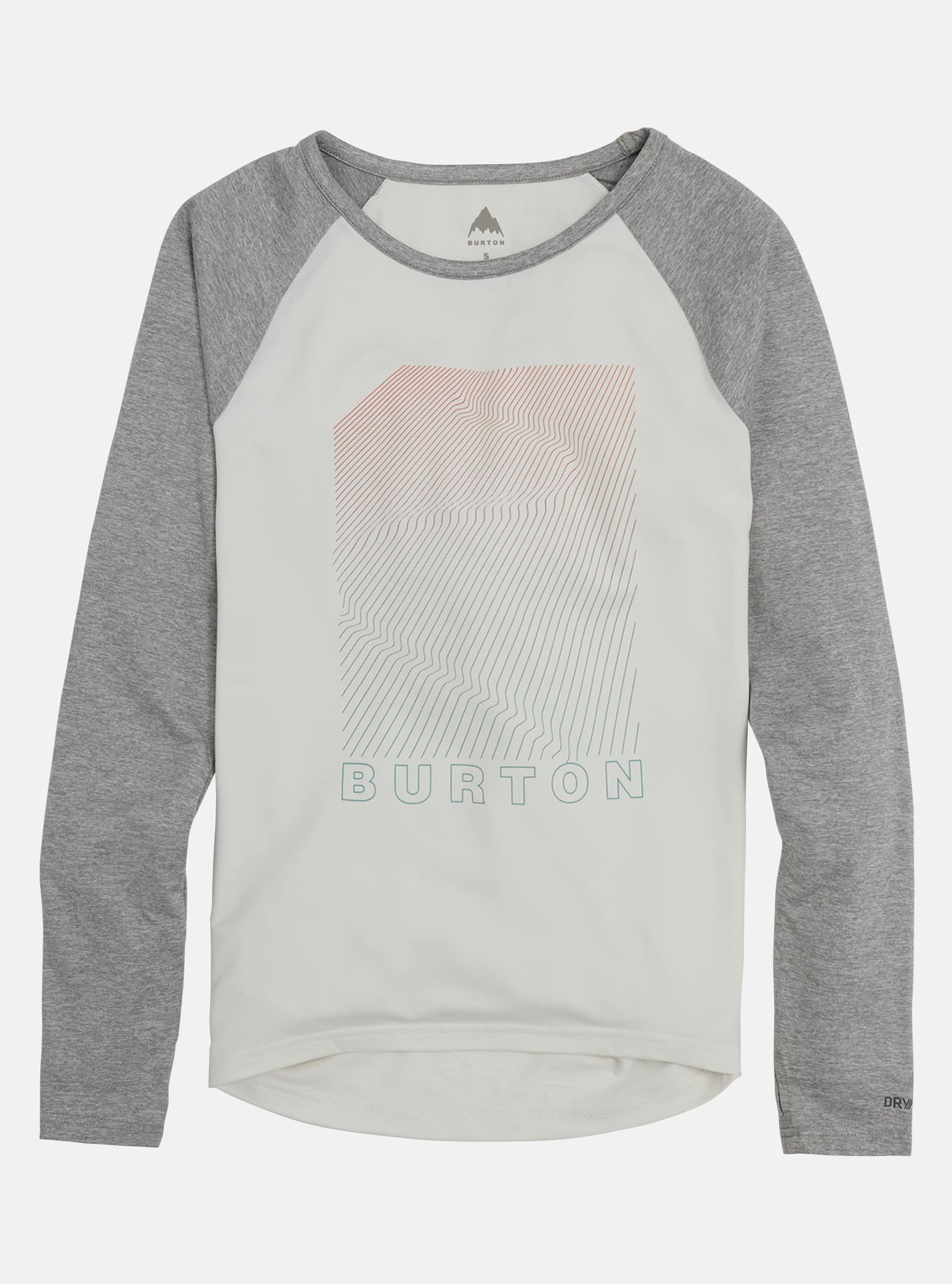 Burton - T-shirt sous-vêtement Tech Roadie femme, Stout White / Gray Heather, L