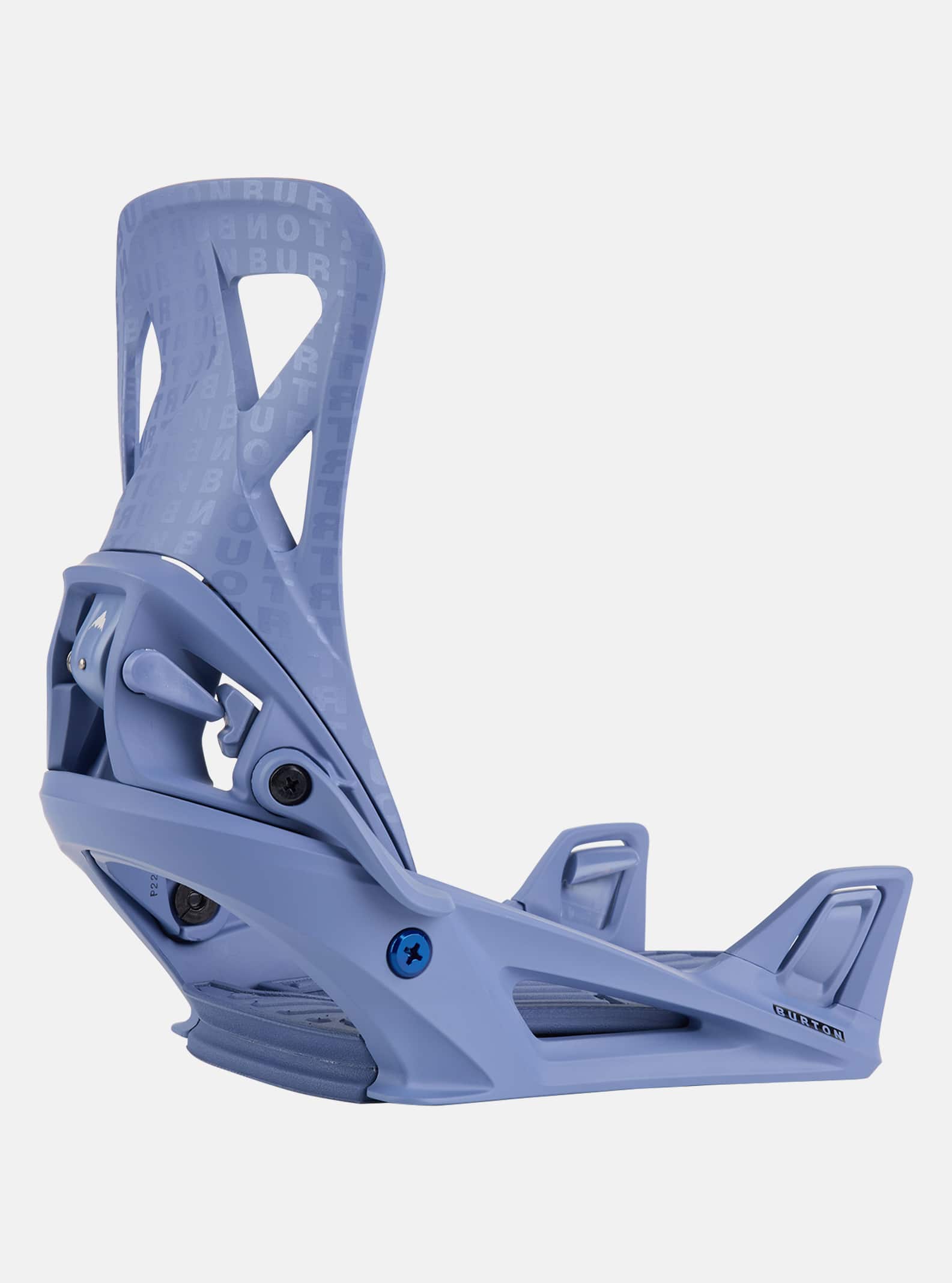Burton - Fixations pour snowboard Step On® Re:Flex pour homme, Slate Blue / Logo, L