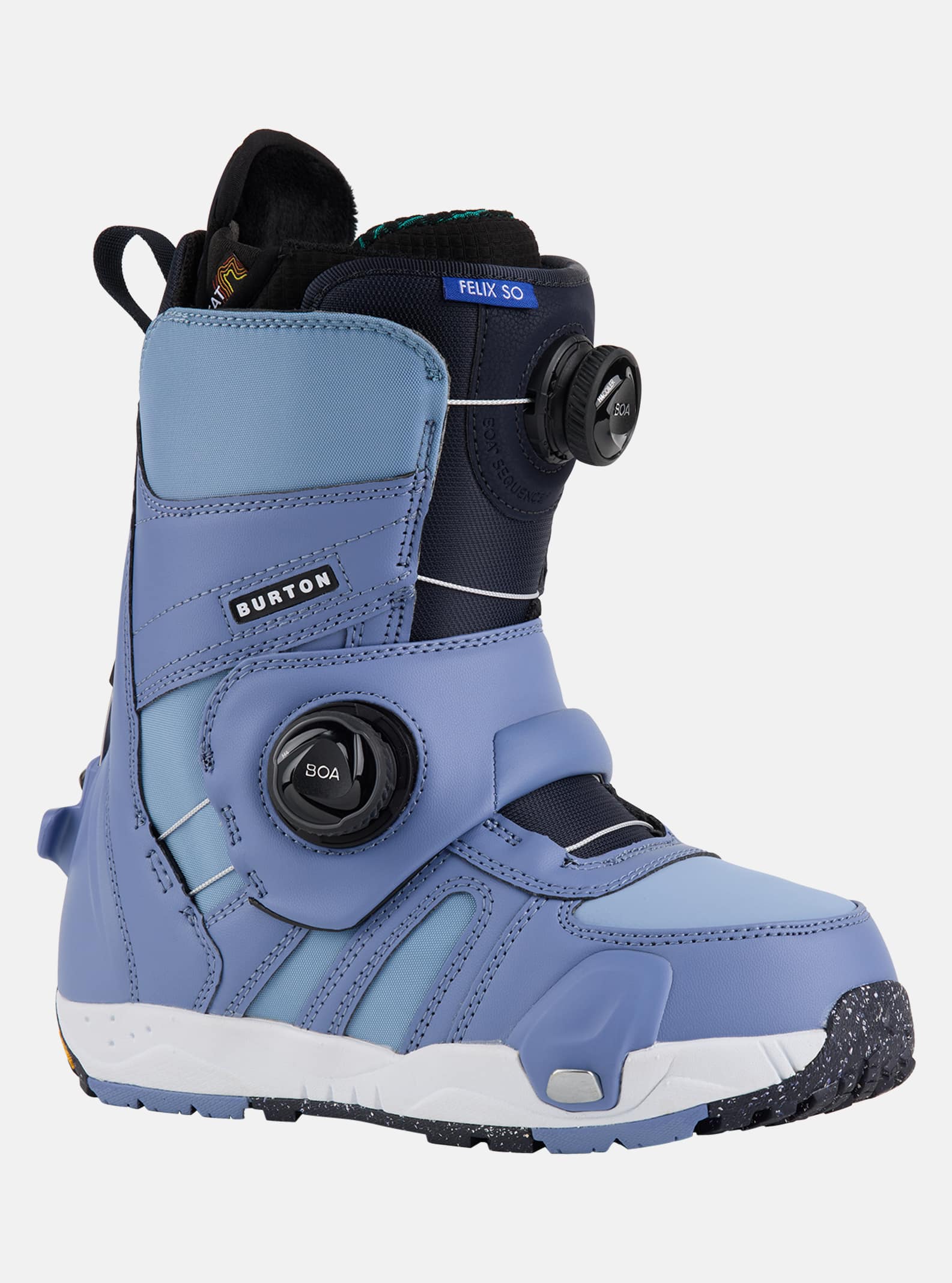 Burton - Boots de snowboard Felix Step On® femme, Slate Blue, 10