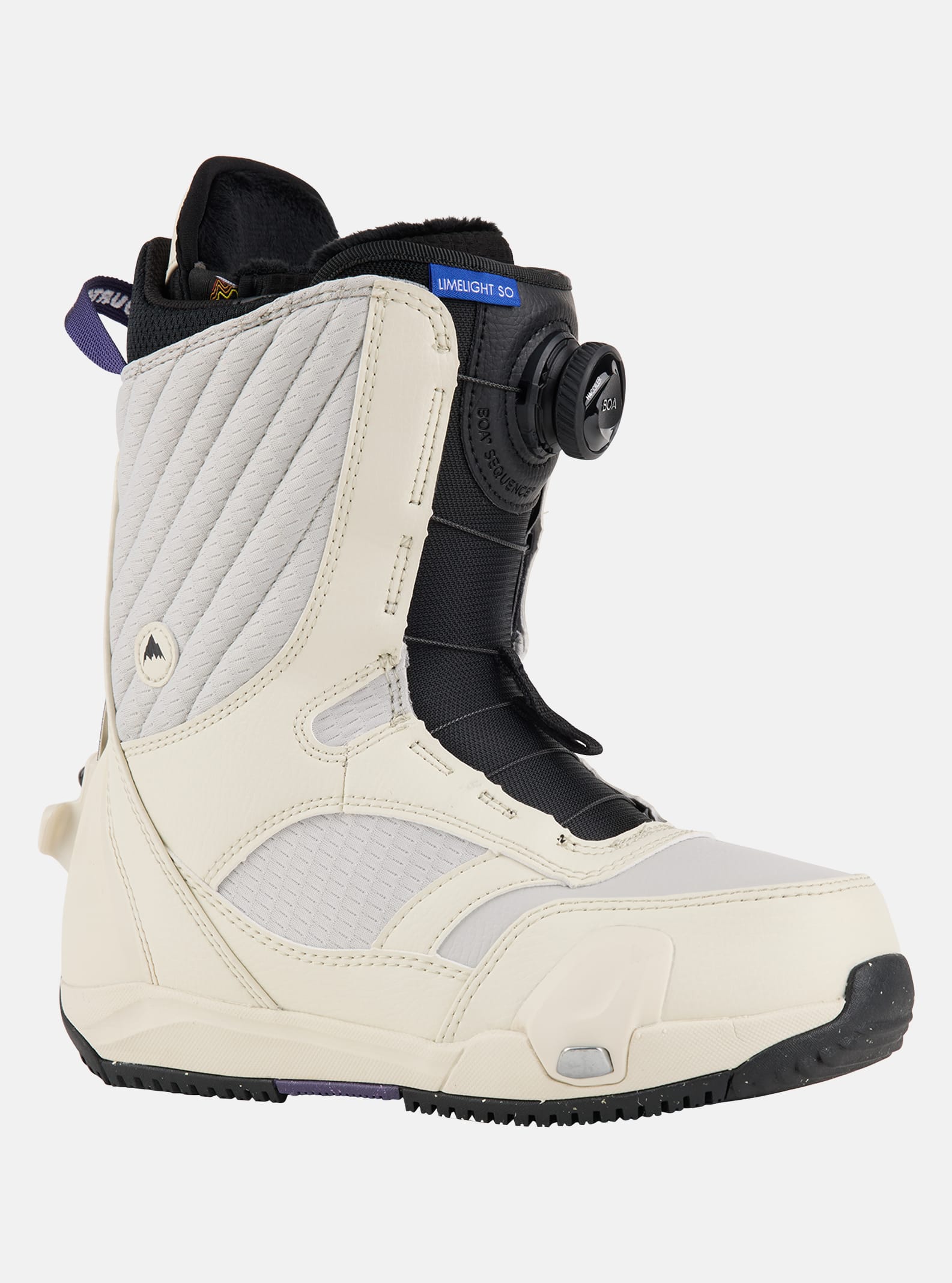 Burton - Boots de snowboard Step On® Limelight femme, Stout White, 6.0