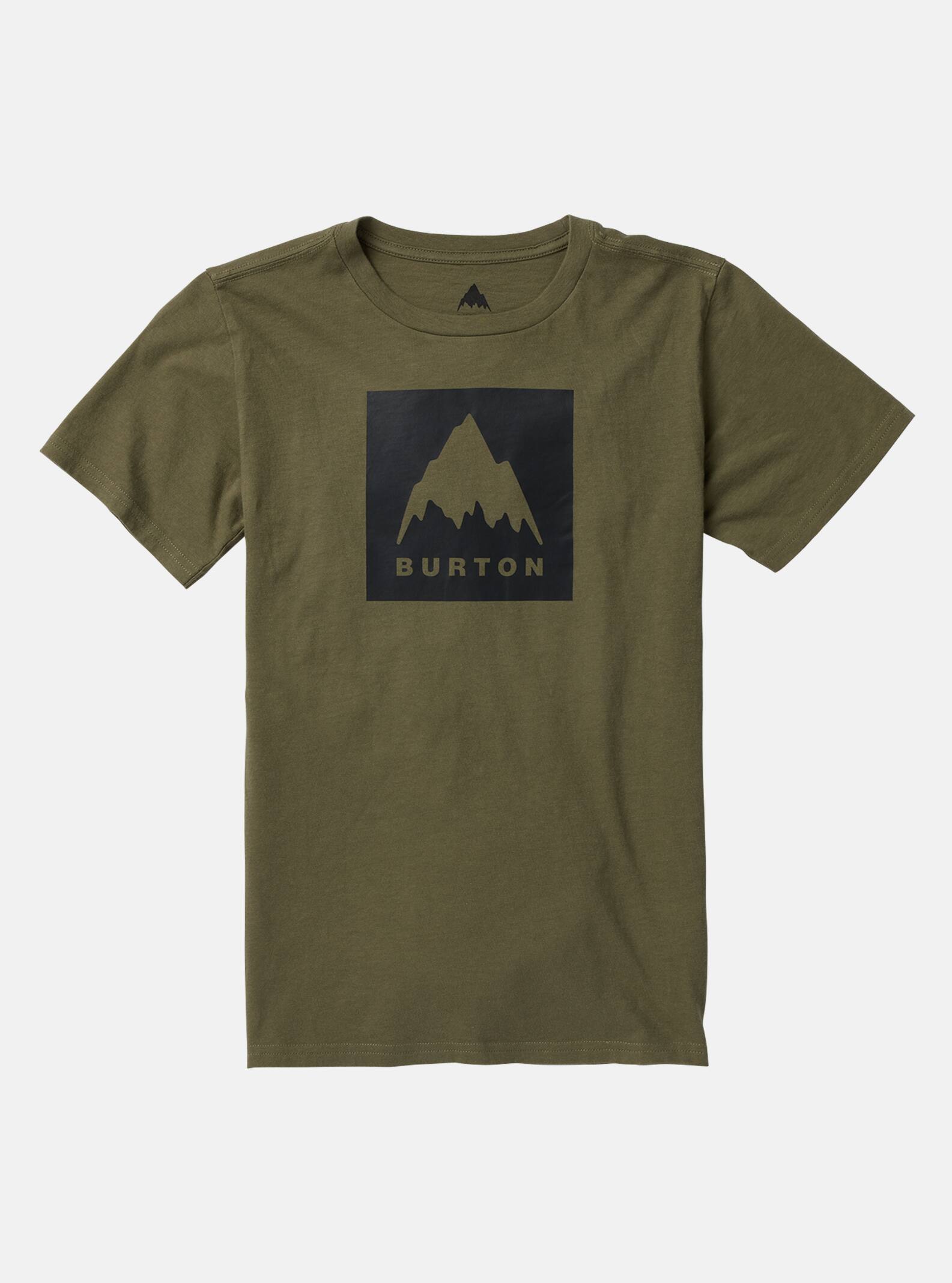 Burton - T-shirt à manches courtes coupe classique Mountain High enfant, Forest Moss, M