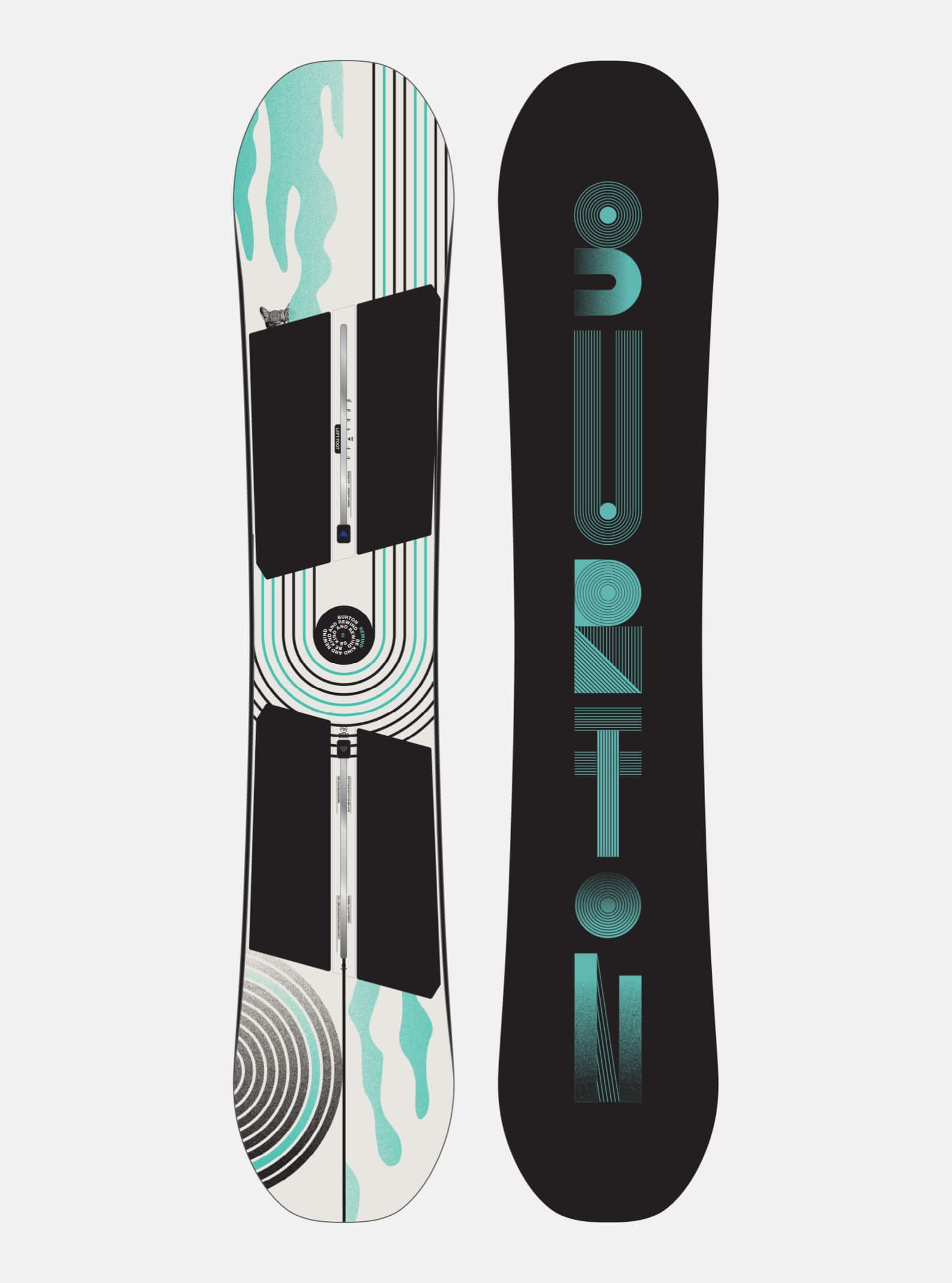 Burton  - Snowboard à cambre Rewind femme, Graphic, 141