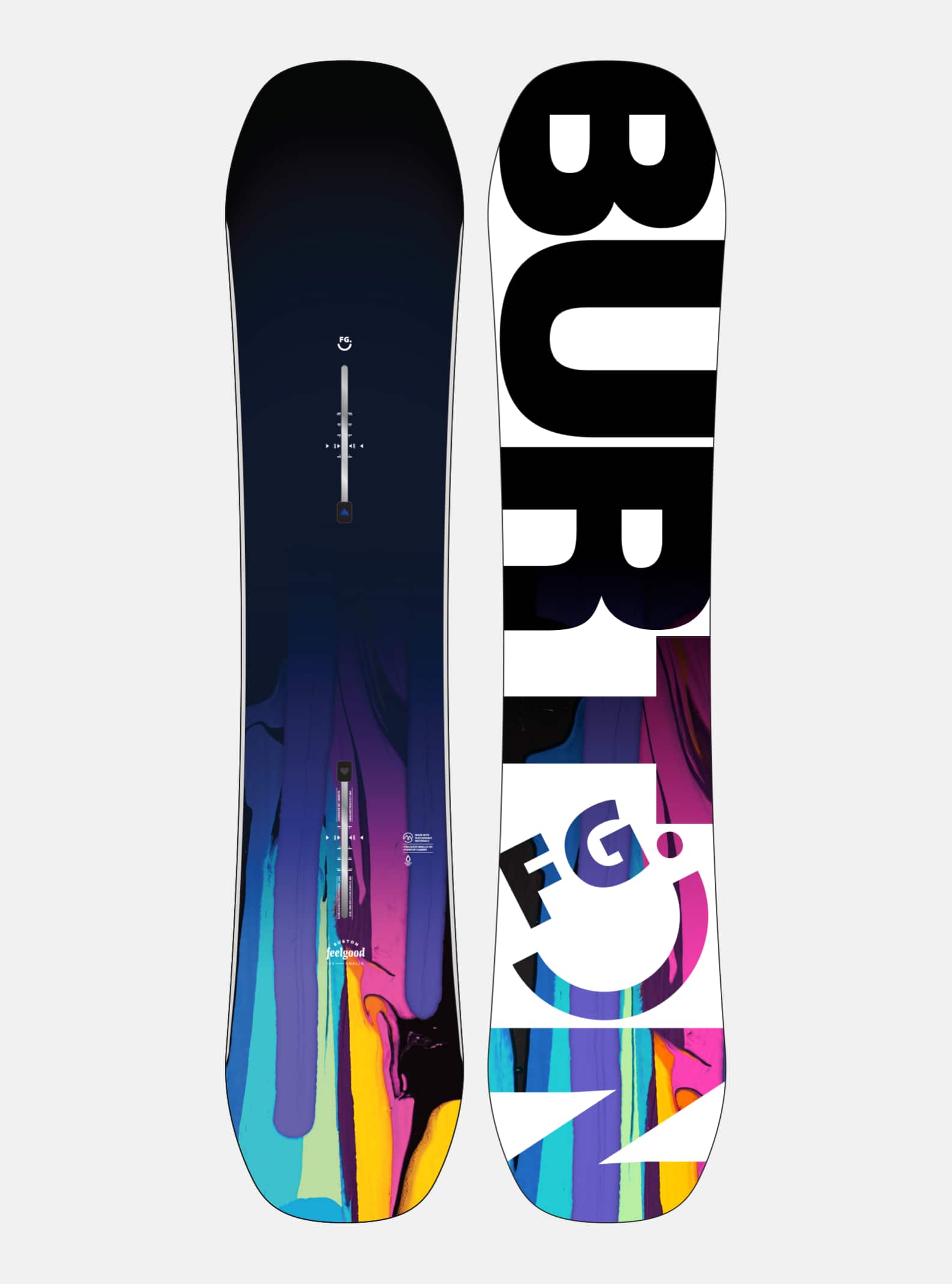 Burton  - Snowboard à cambre Feelgood Smalls enfant, Graphic, 130