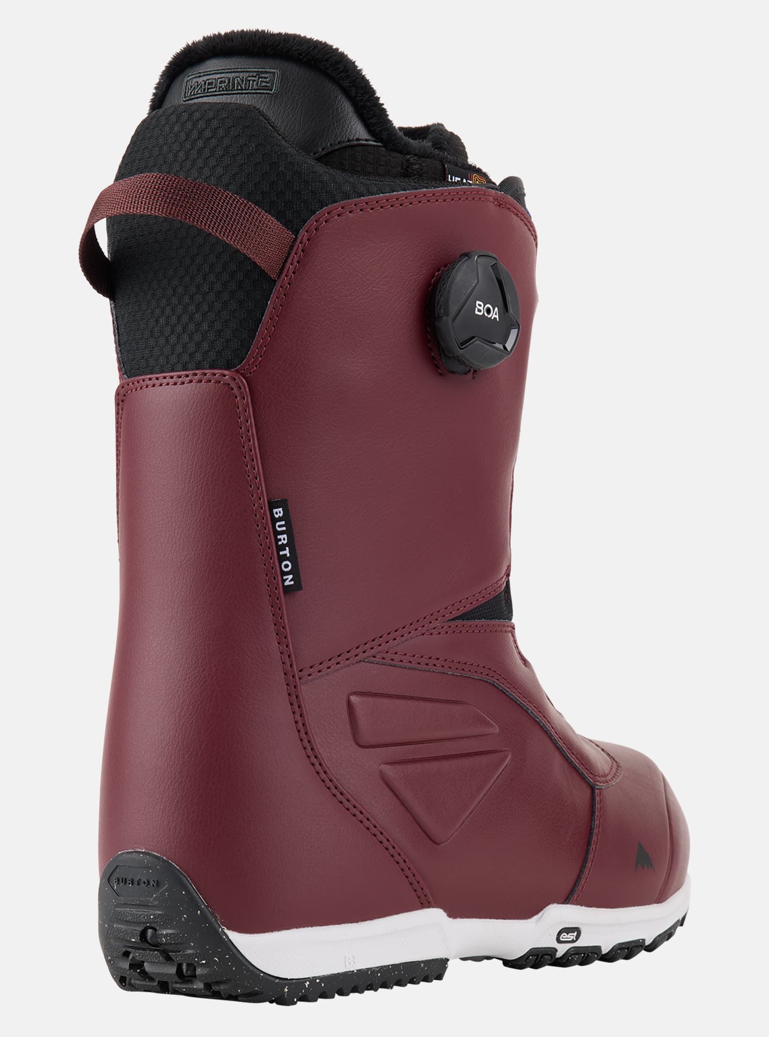 Burton - Boots de snowboard Ruler BOA® pour homme, Almandine, 8.0