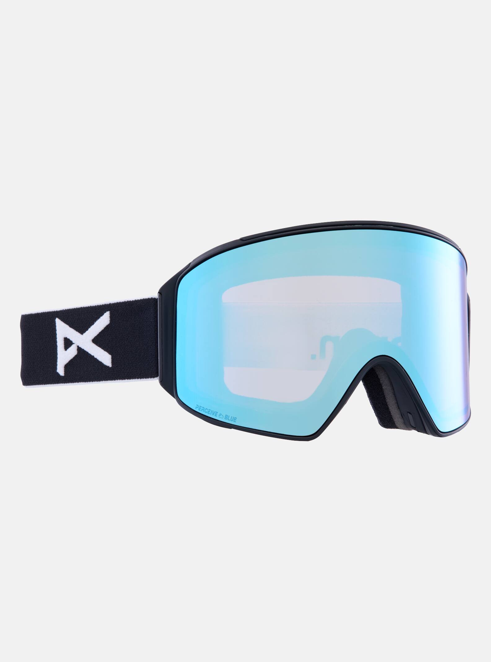 Anon - Masque M4 low bridge fit (Cylindrique) + écran de rechange + cagoule MFI®, Frame: Black, Lens