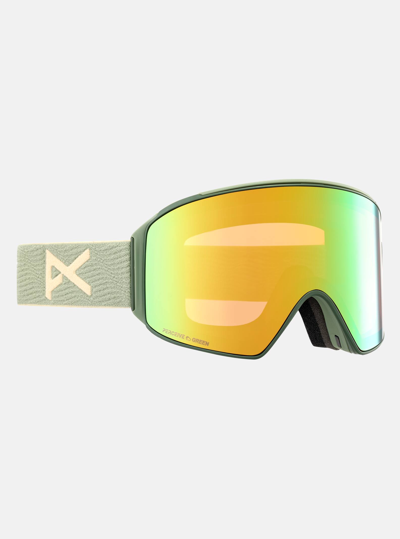 Gafas Snowboard Burton Nueva Coleccion - Anon M4 Low Bridge Fit Goggles  (Cylindrical) + Bonus Lens + MFI® Face Mask Hombre Naranjas Rojas