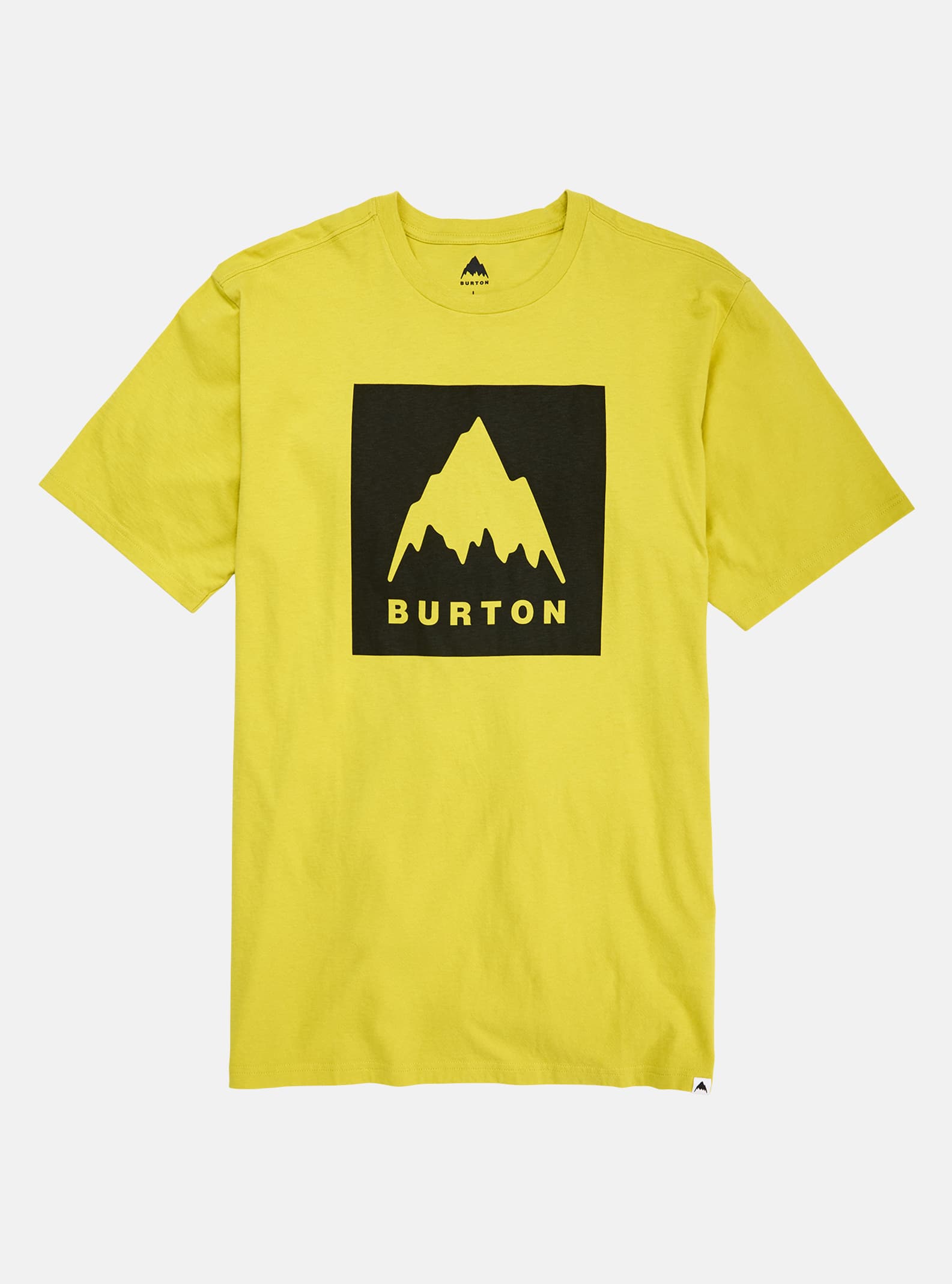 Burton - T-shirt à manches courtes coupe classique Mountain High, Sulfur, L