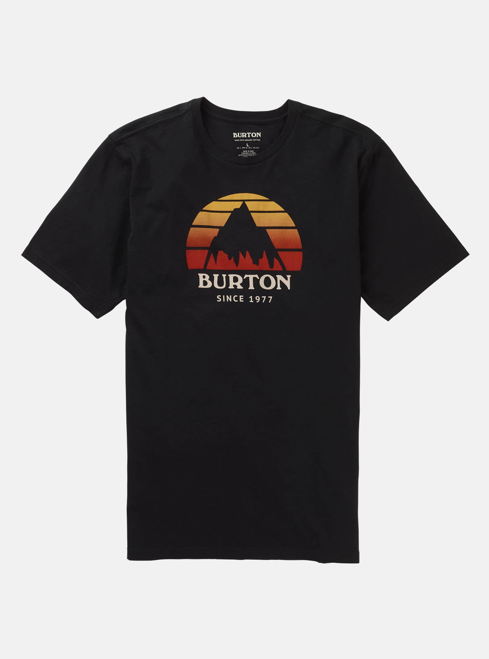 Burton - T-shirt à manches courtes Underhill, True Black, L