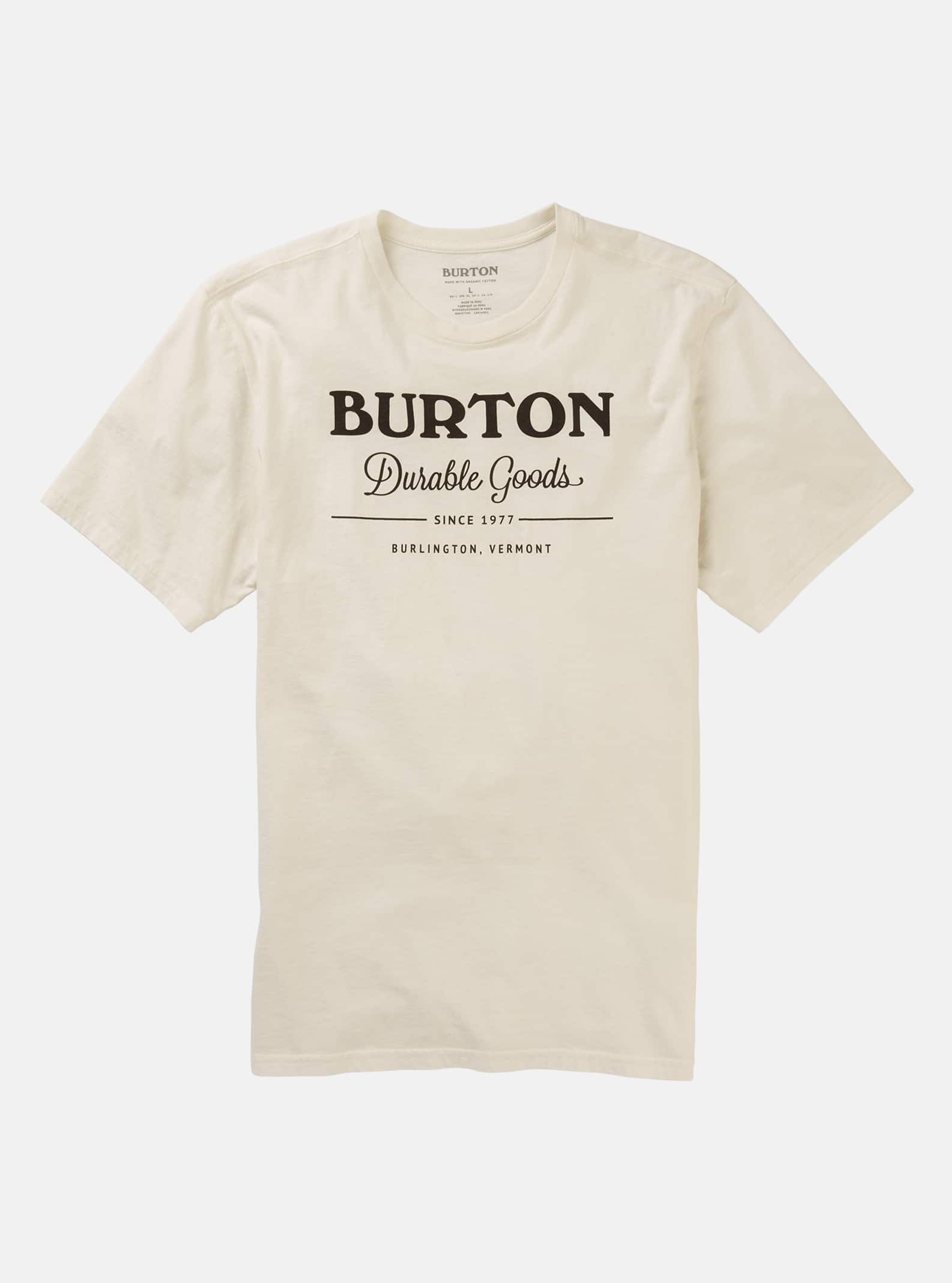 Burton - T-shirt à manches courtes Durable Goods, Stout White, L