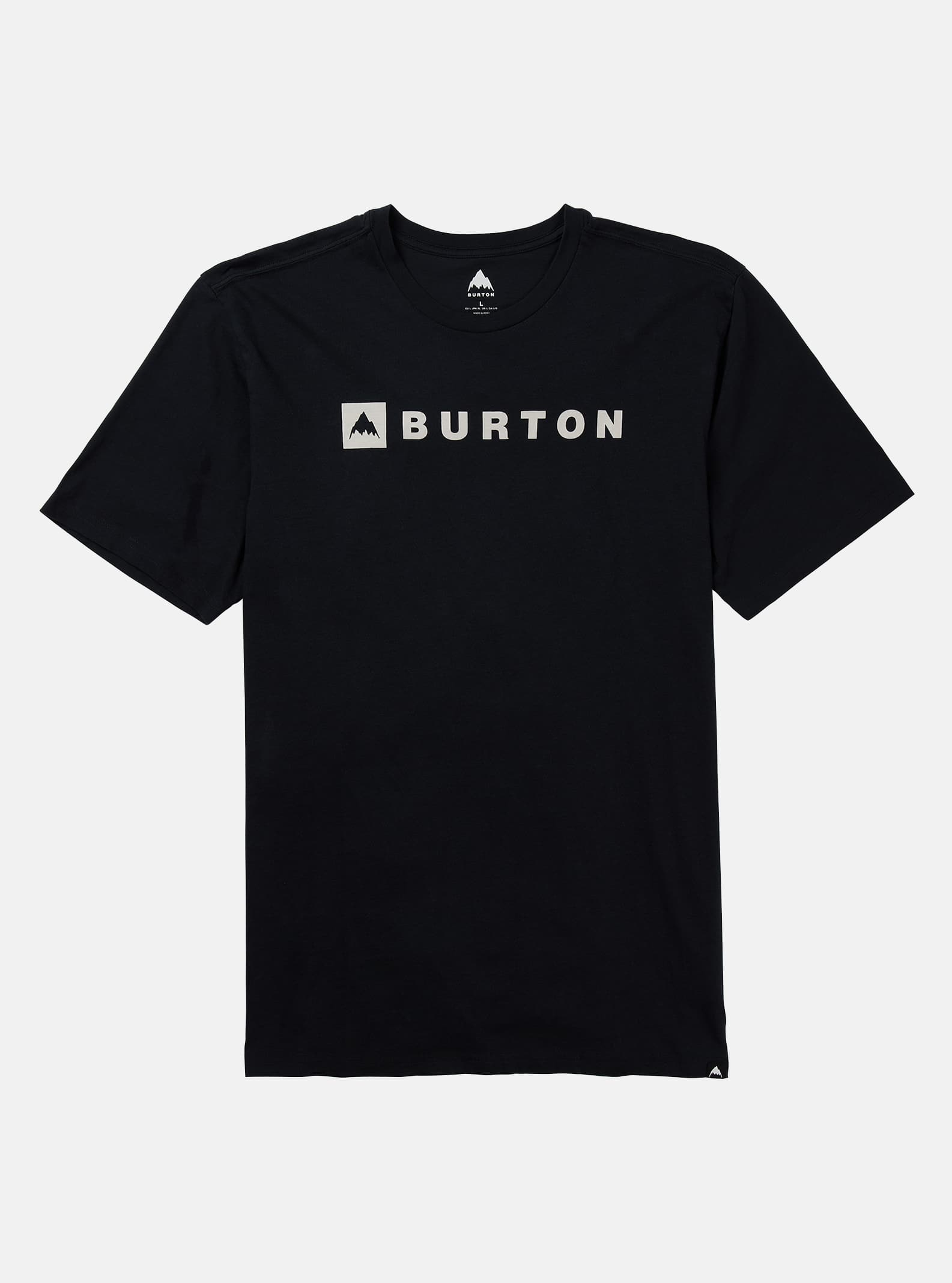 Burton - T-shirt à manches courtes Horizontal Mountain, True Black, M