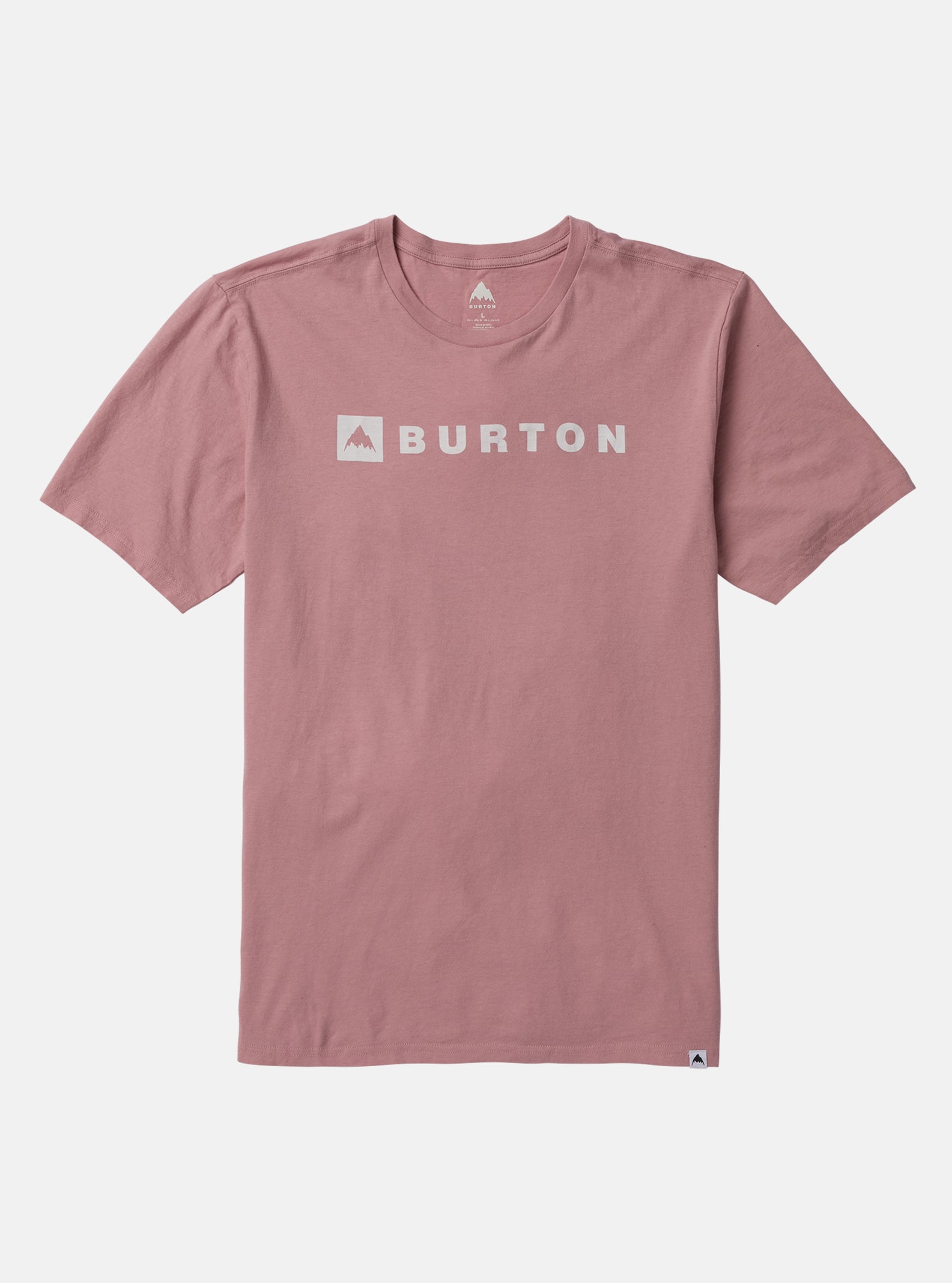 Burton - T-shirt à manches courtes Horizontal Mountain, Powder Blush, L
