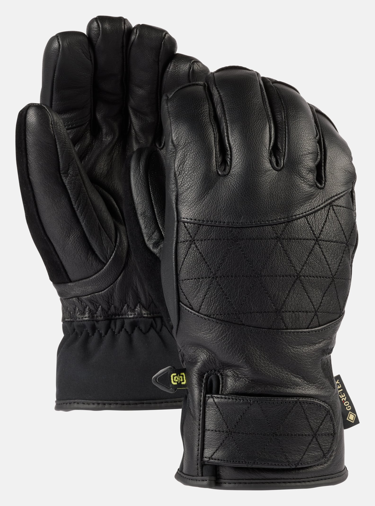 Burton - Gants en cuir GORE-TEX Gondy femme, True Black, XS