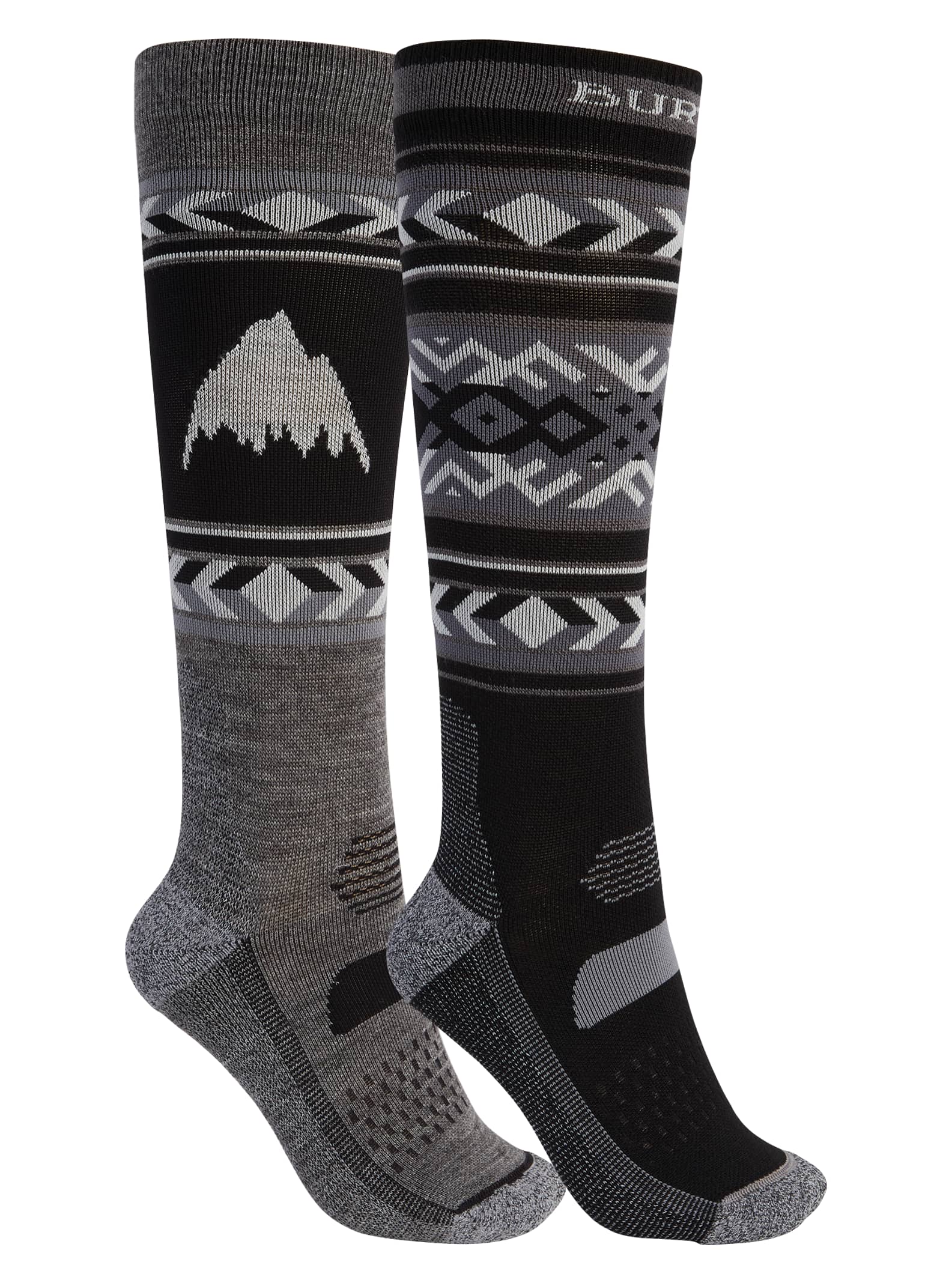 Burton  - Chaussettes légères Performance femme (Lot de 2), True Black, SM