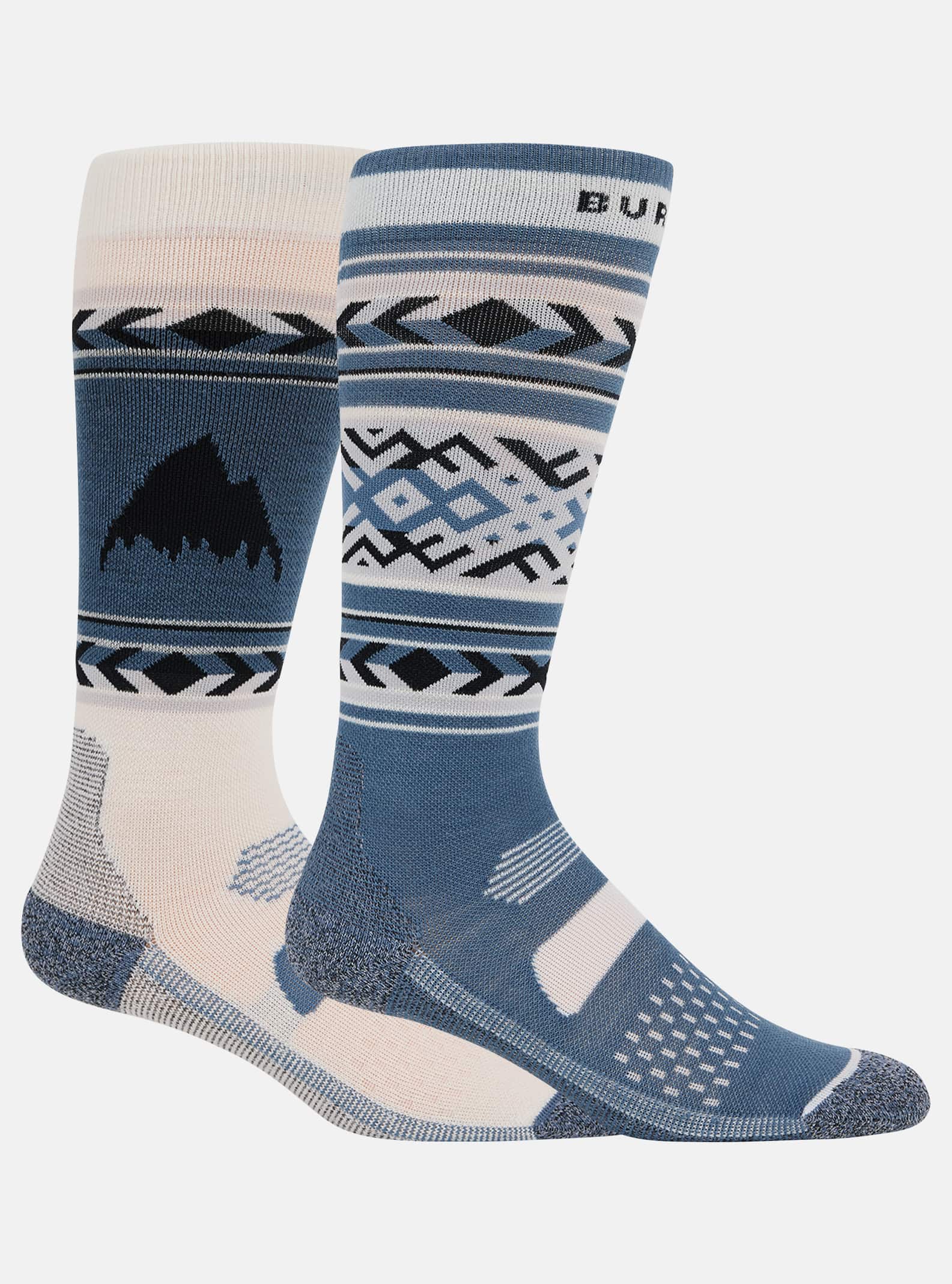 Burton  - Chaussettes légères Performance femme (Lot de 2), Slate Blue, ML