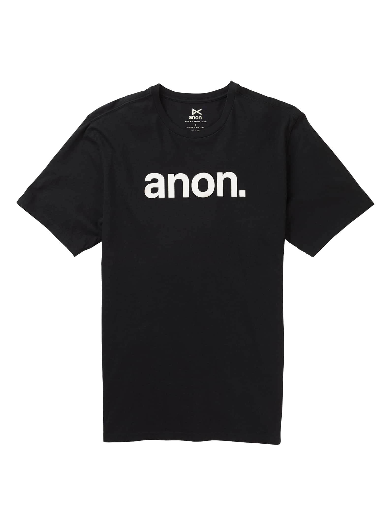 Anon - T-shirt à manches courtes, True Black, M