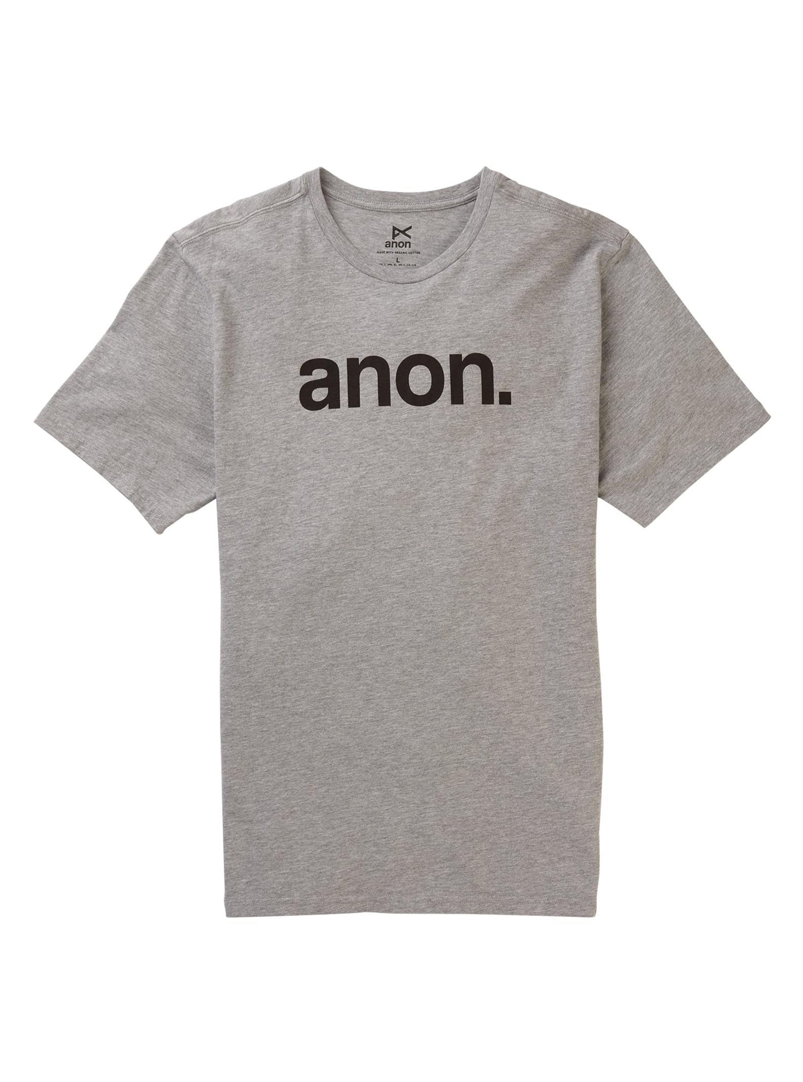 Anon kortärmad t-shirt, Gray Heather, M