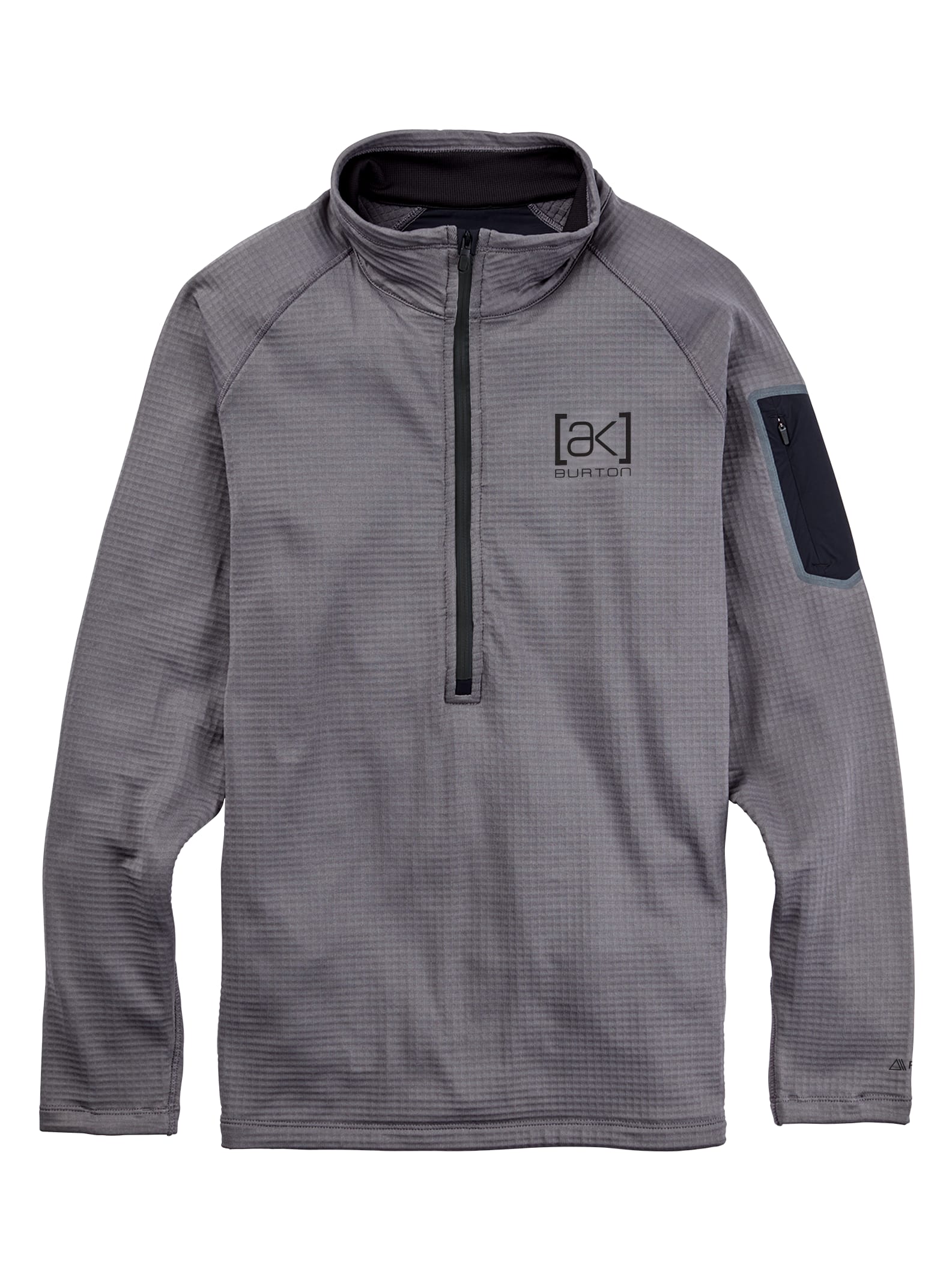 Burton [ak] Helium Power Grid™ halvzip fleece för herrar, Castlerock, S