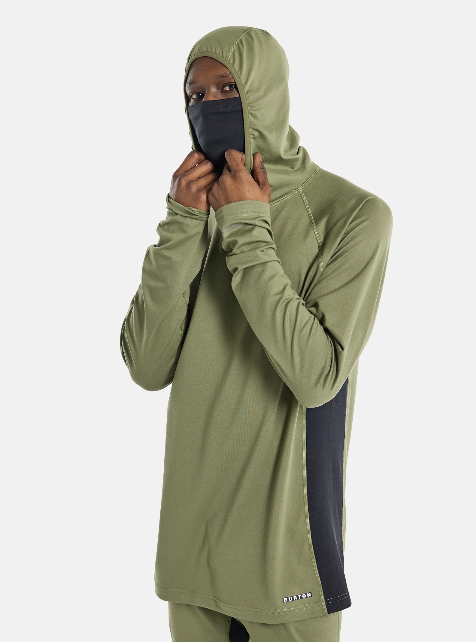 Men's Burton Midweight X Base Layer Long Neck Hoodie | Burton.com