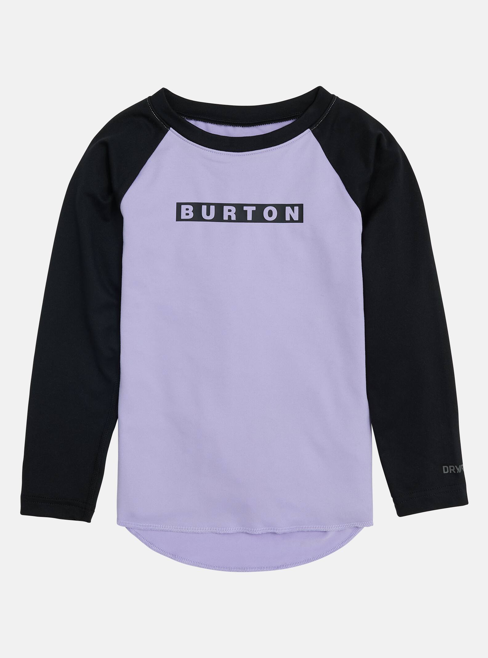 Burton - T-shirt sous-vêtement technique Midweight tout-petit, True Black / Supernova, 2T