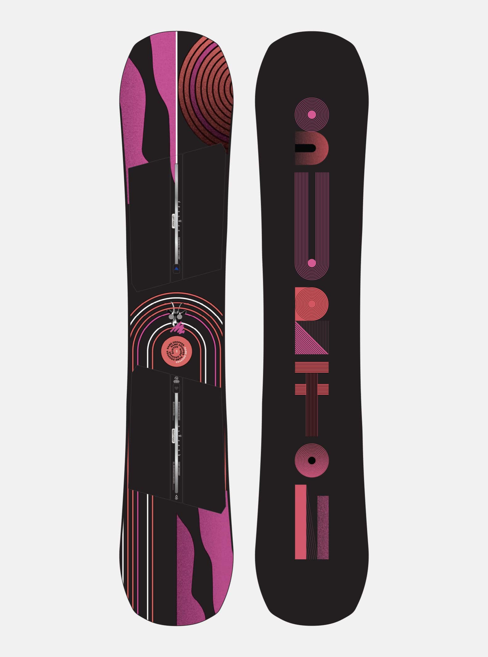 Burton – Snowboard Name Dropper homme, Graphic, 155