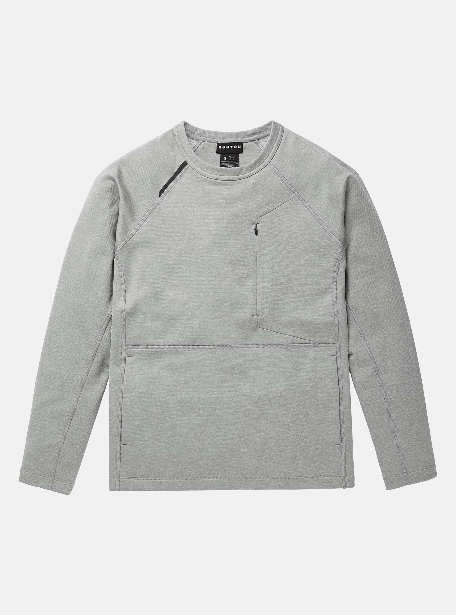 Burton - Ras du cou en polaire Multipath Grid femme, Sharkskin, L