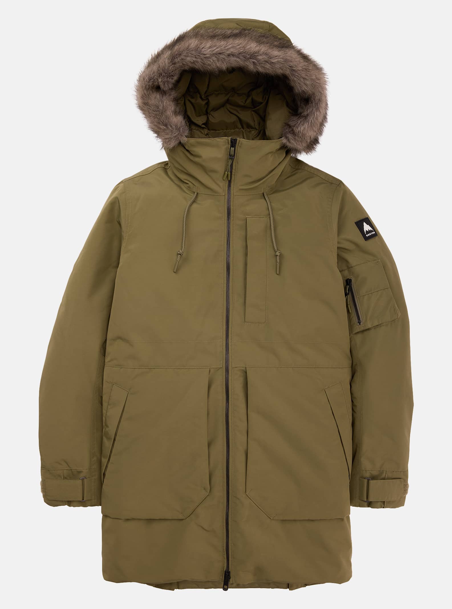 burton saxton down parka jacket