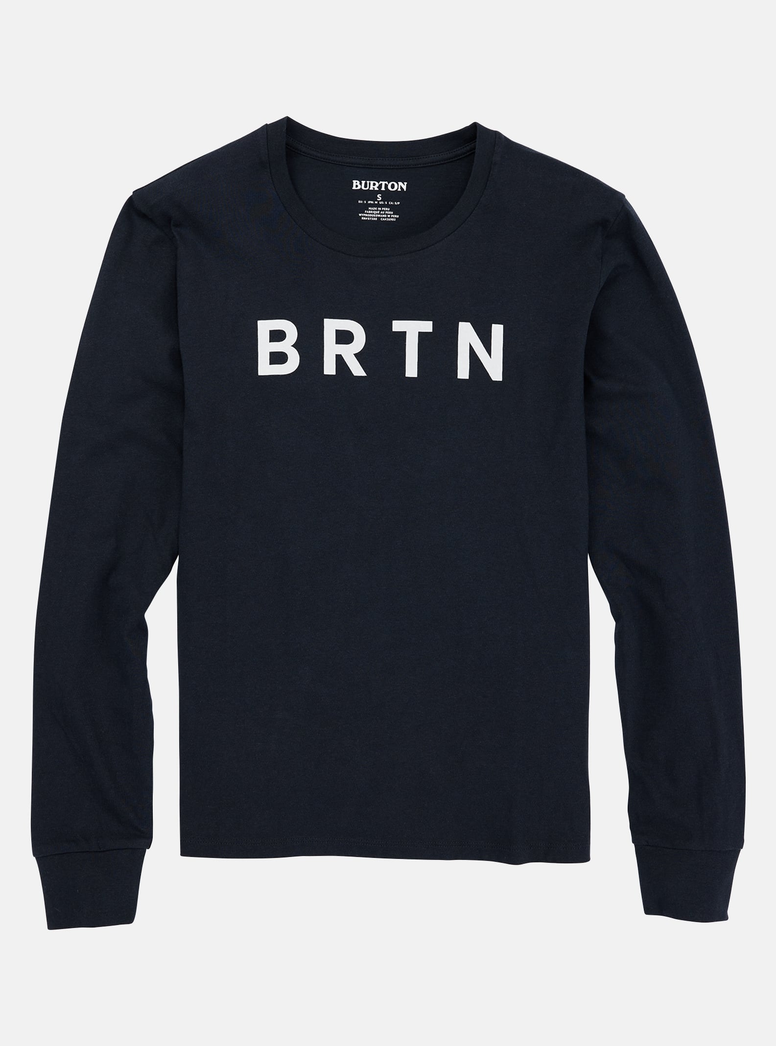 Burton BRTN långärmad t-shirt för damer, True Black, M