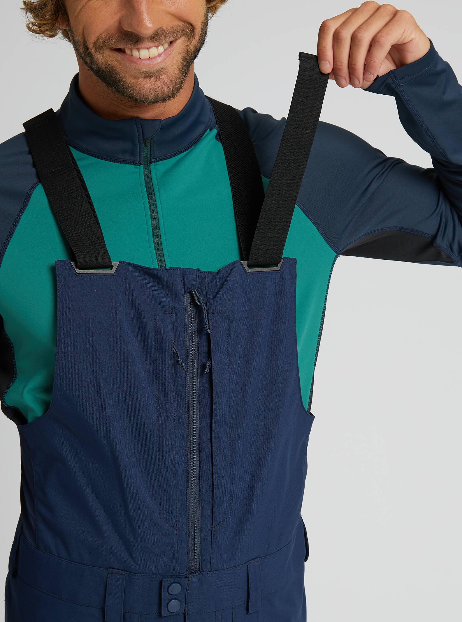 Men's Burton Reserve 2L Bib Pants (Short) | Burton.com Winter 2024 US