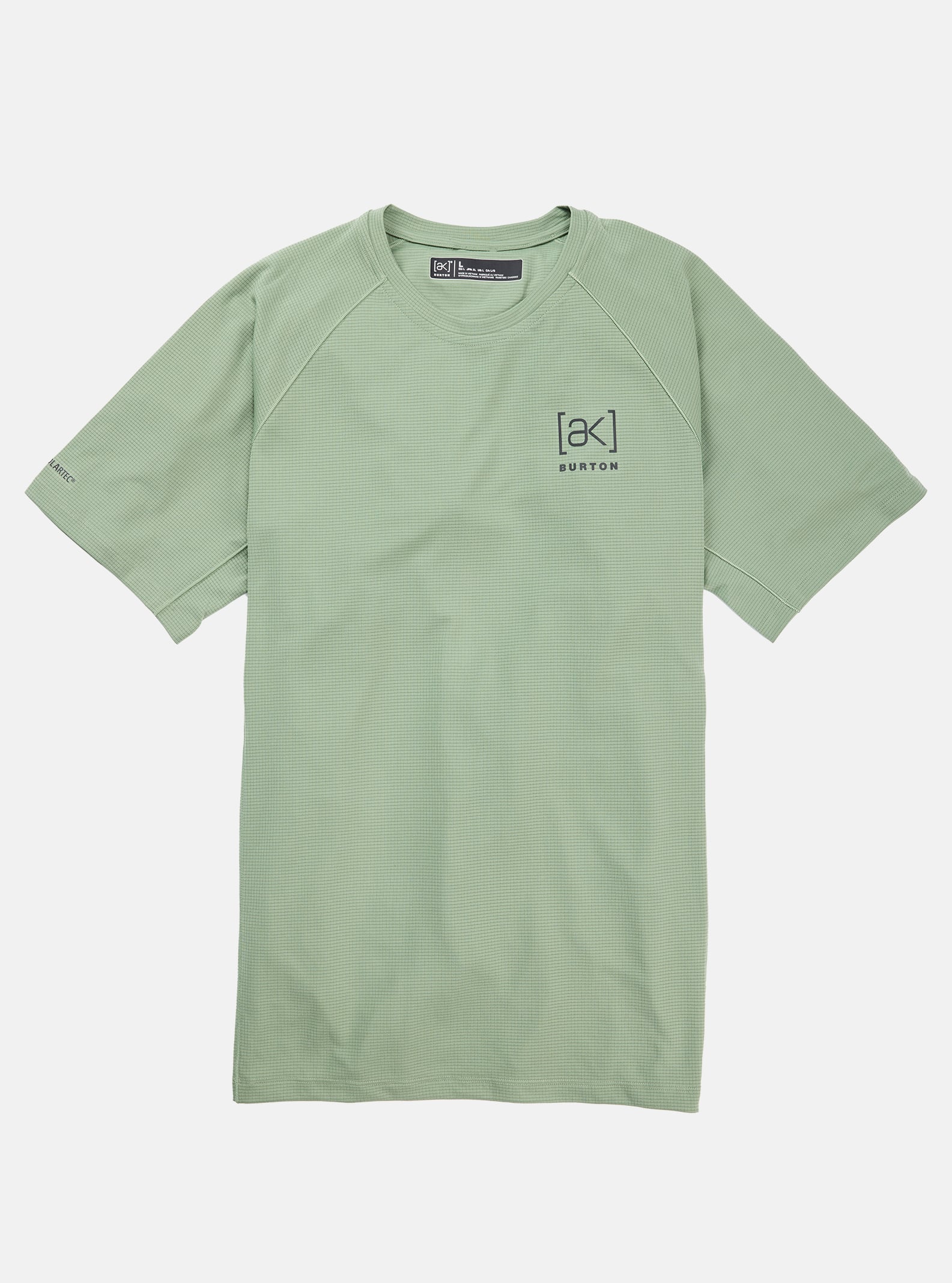 Burton - T-shirt à manches courtes [ak] Helium Power Dry pour homme, Hedge Green, XS