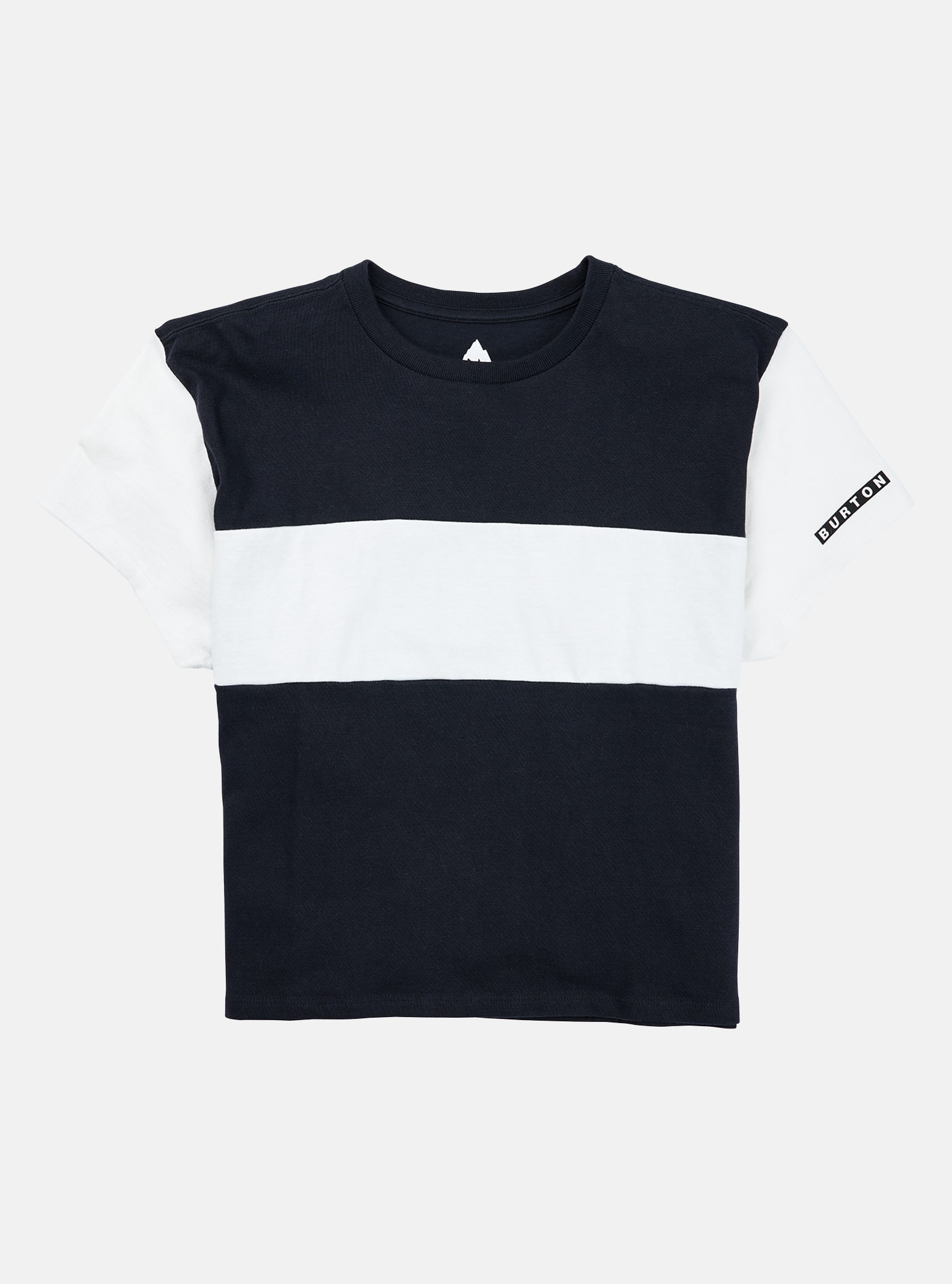 Burton Lowball kortärmad t-shirt för herrar, True Black / Stout White, L