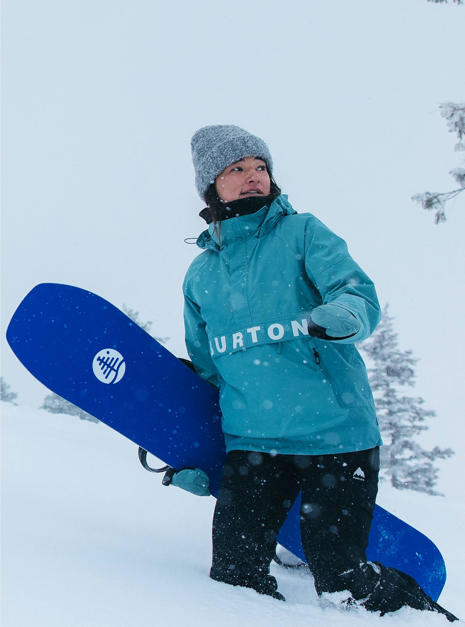 ⬜︎⬛︎BURTON FROSTNER ANORAK⬛︎⬜︎ウィメンズウェア Women's Frostner 2L Anorak Jacket | Burton.com Winter 2023 US