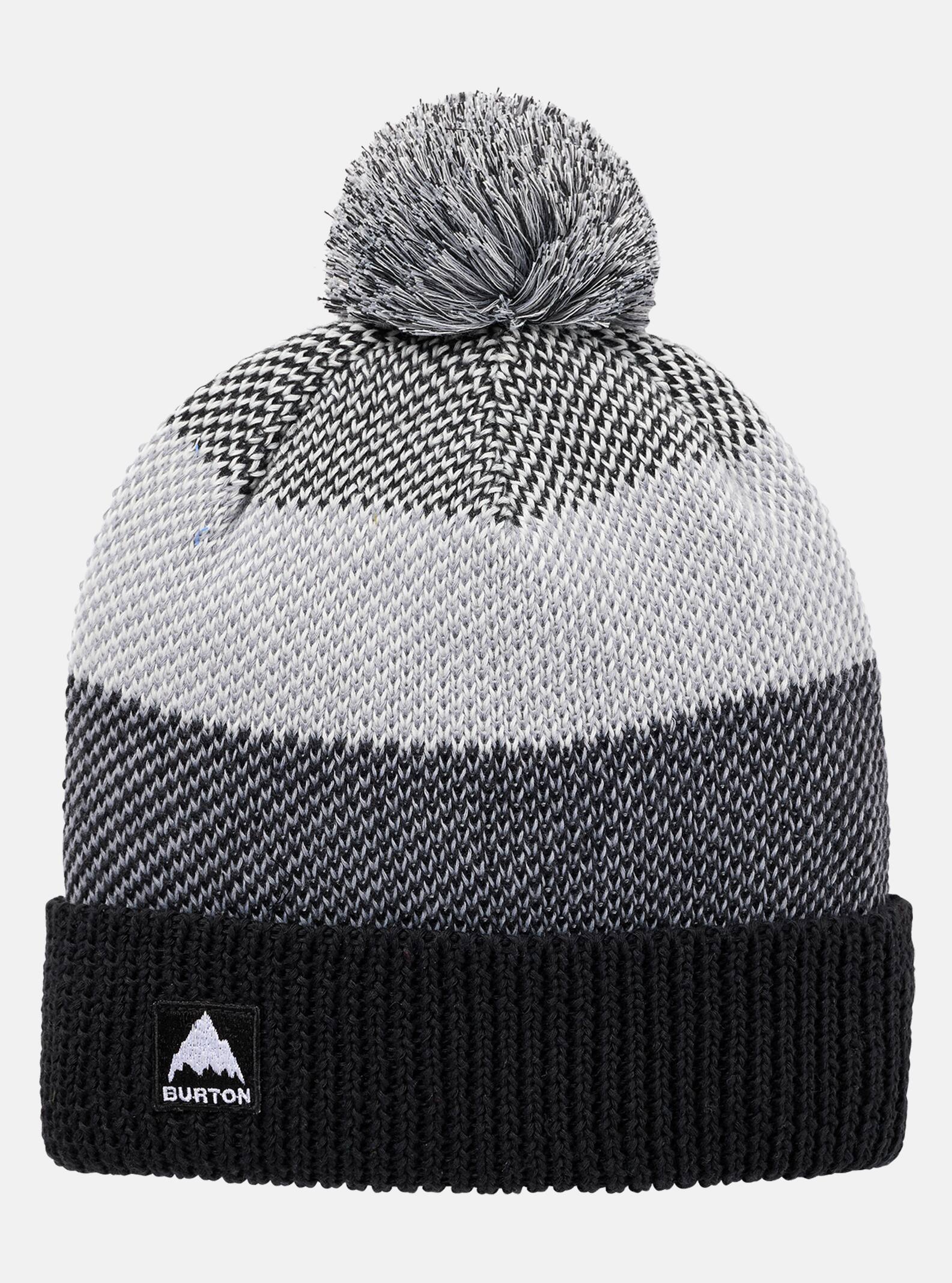 Burton - Bonnet à pompon doublé en polaire enfant, True Black, 1SZ