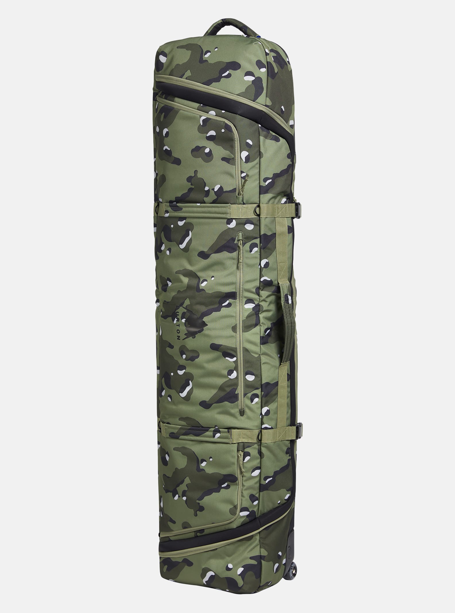 Burton - Housse pour snowboard à roulettes Flight Attendant, Forest Moss Cookie Camo, 156