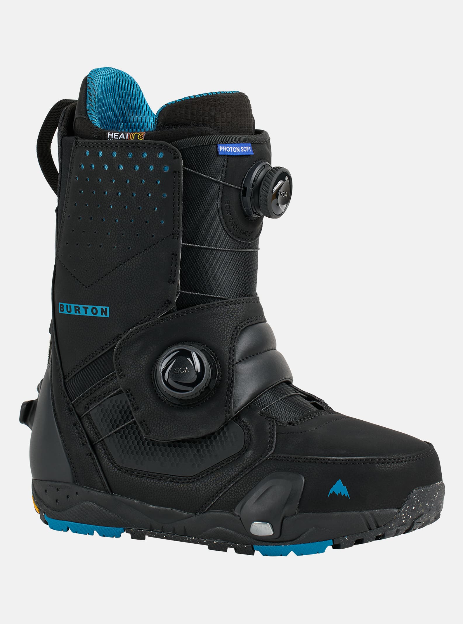 Burton - Boots de snowboard souples Photon Step On® homme, Black, 10