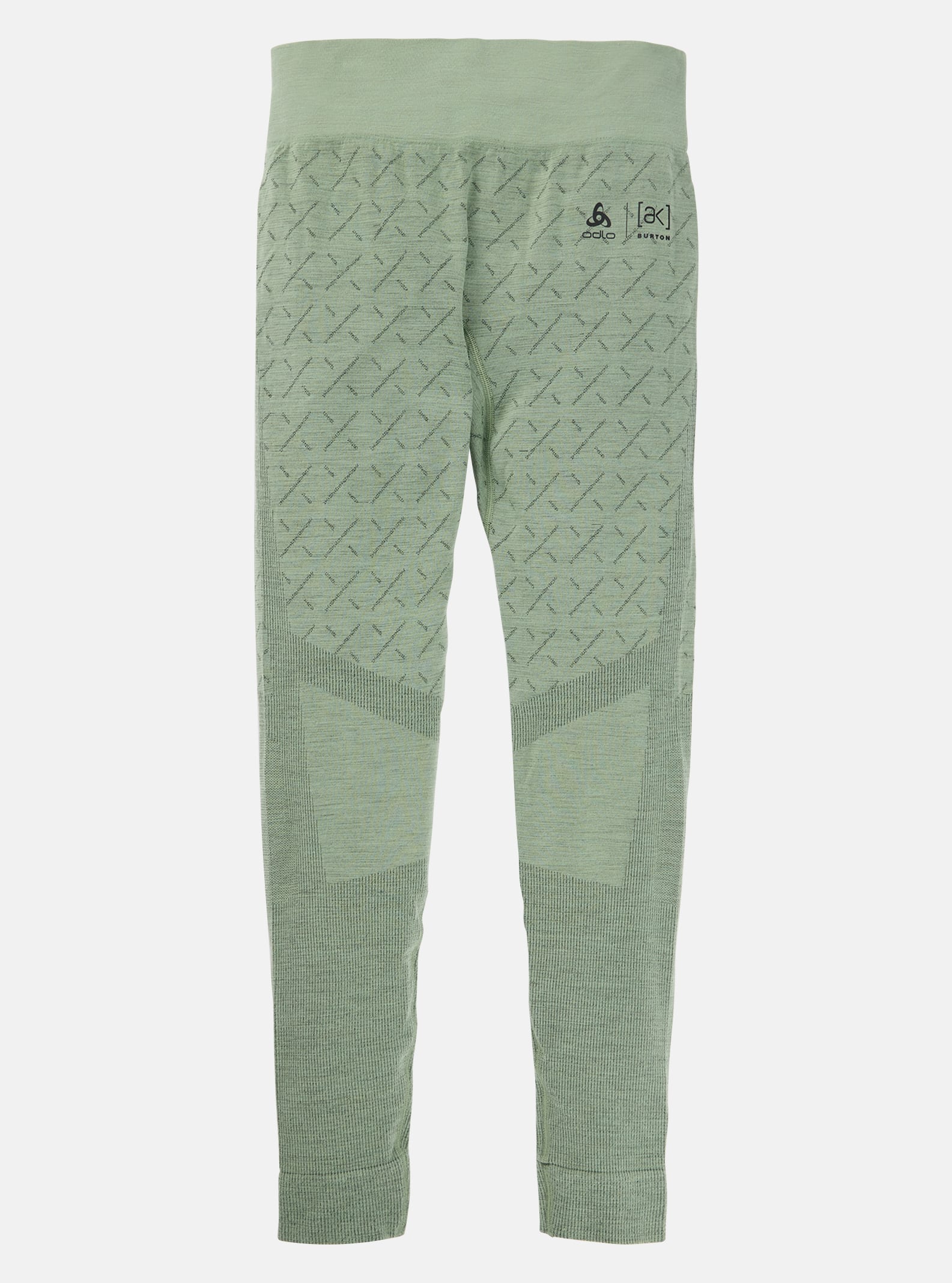 Burton - Pantalon en laine mérinos [ak] Slokar femme, Hedge Green / True Black, M