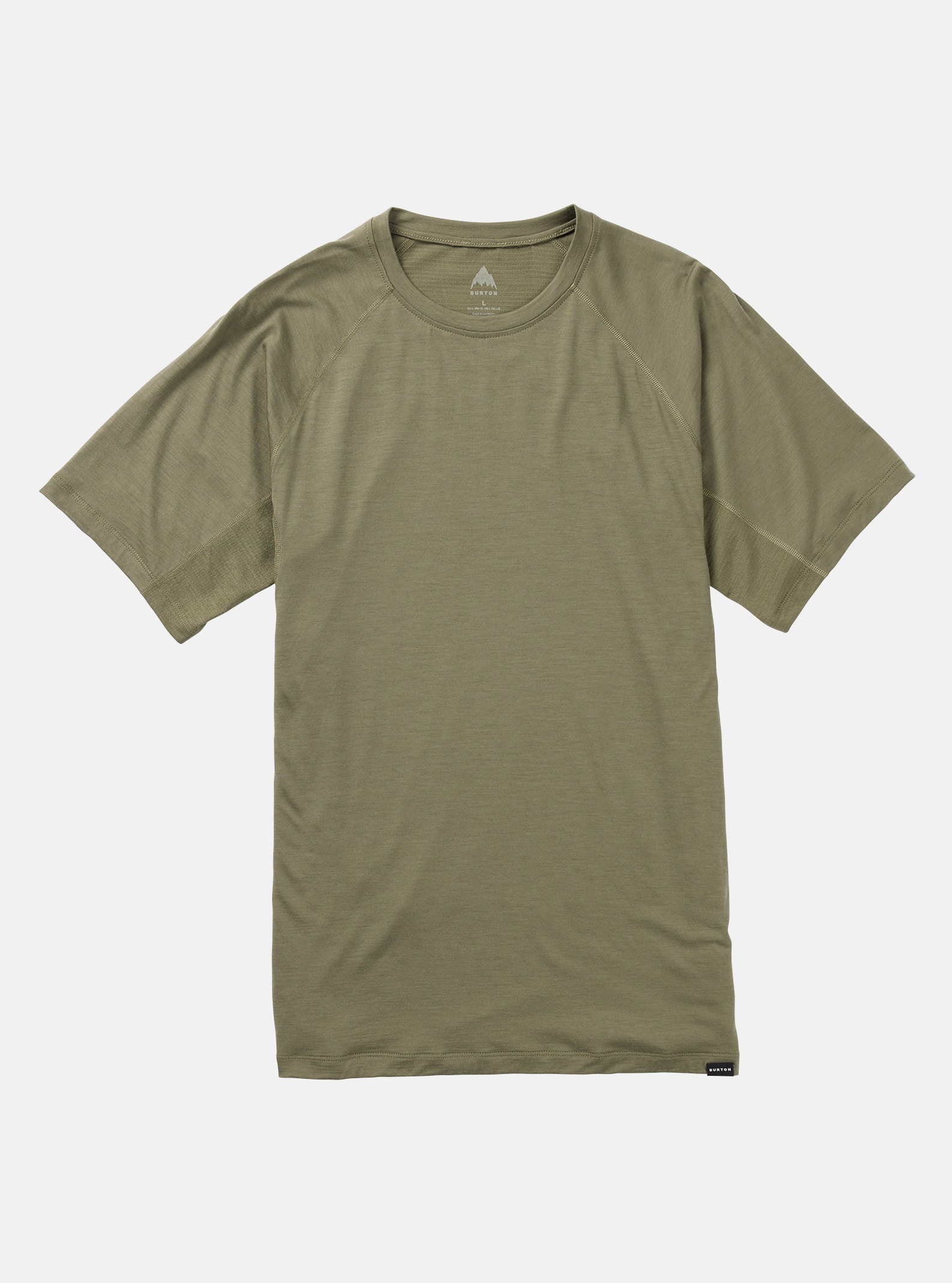 Burton  - T-shirt en laine mérinos Phayse homme, Forest Moss, L