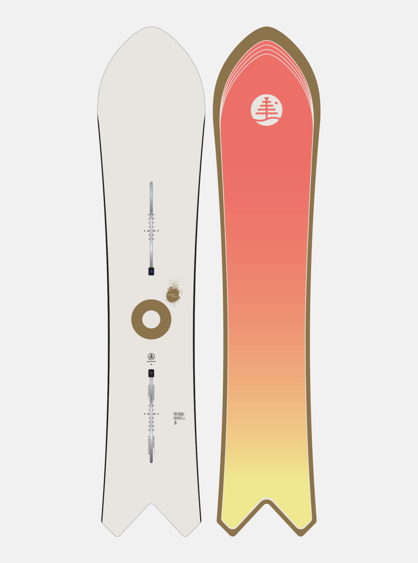 Burton - Snowboard Family Tree Short Stop Flat Top, Graphic, 156