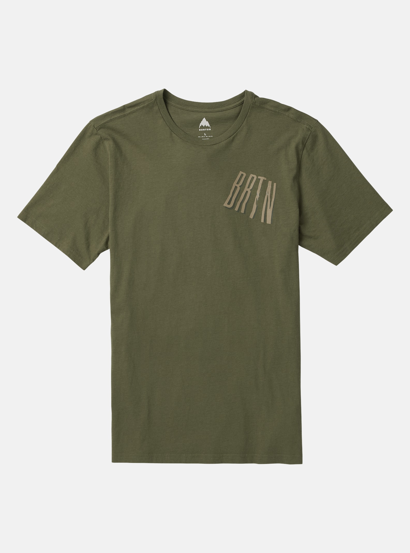 Burton - T-shirt à manches courtes Yorton pour homme, Forest Moss, L