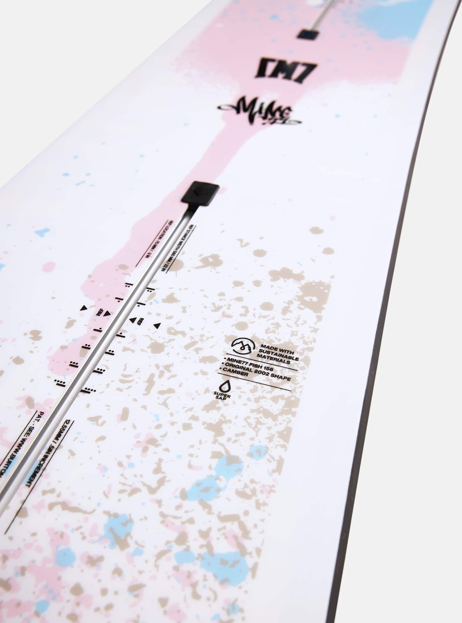 Burton MINE77 フィッシュ キャンバー スノーボード | Burton.com