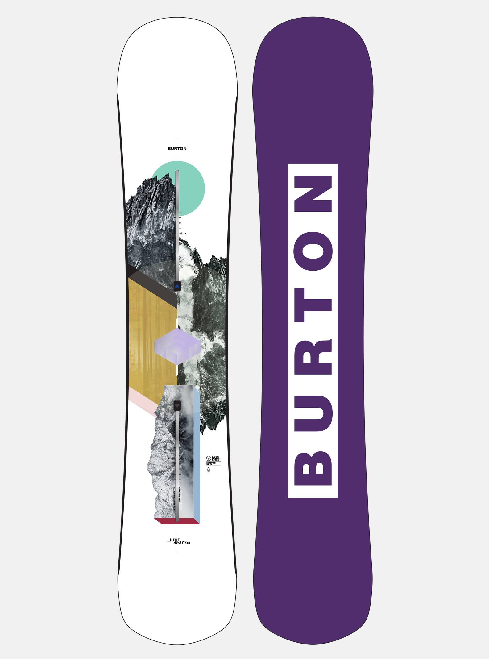 BURTON　スノーボート　板　ケース バインディング　レディース Women's Burton Hideaway Flat Top Snowboard (Sample) | Burton.com