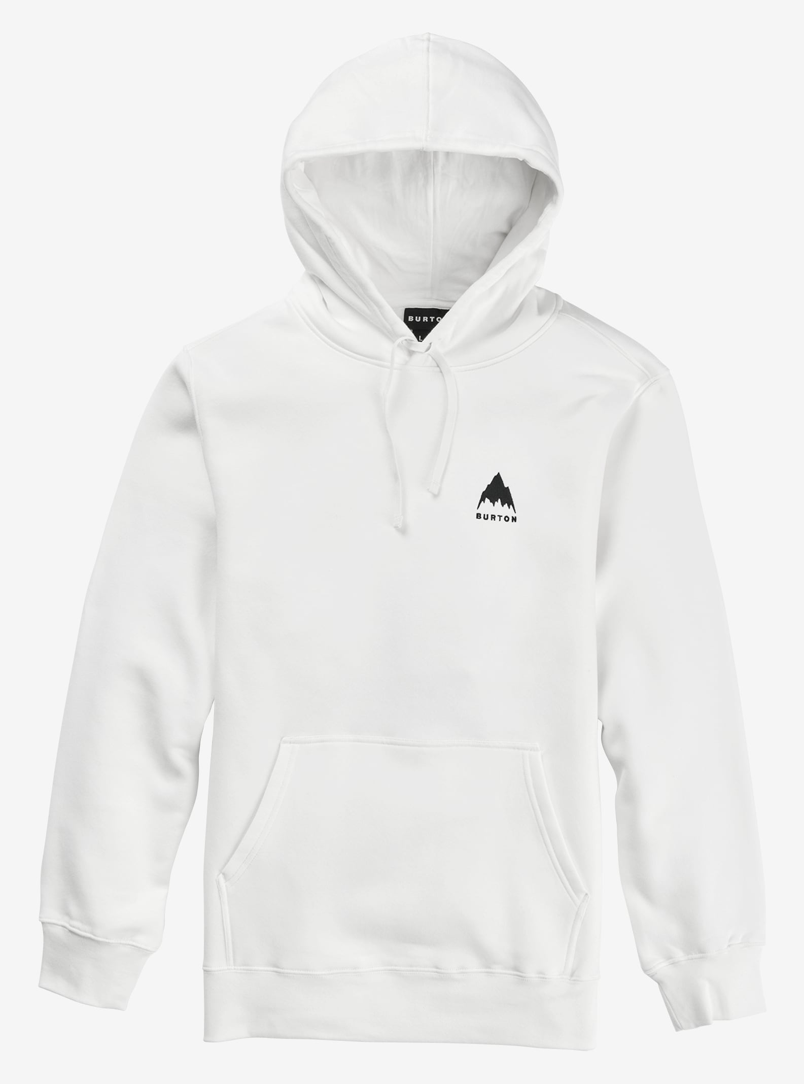 Burton Felpa Con Cappucccio Mountain Uomo – Grigio Melange, Taglia L