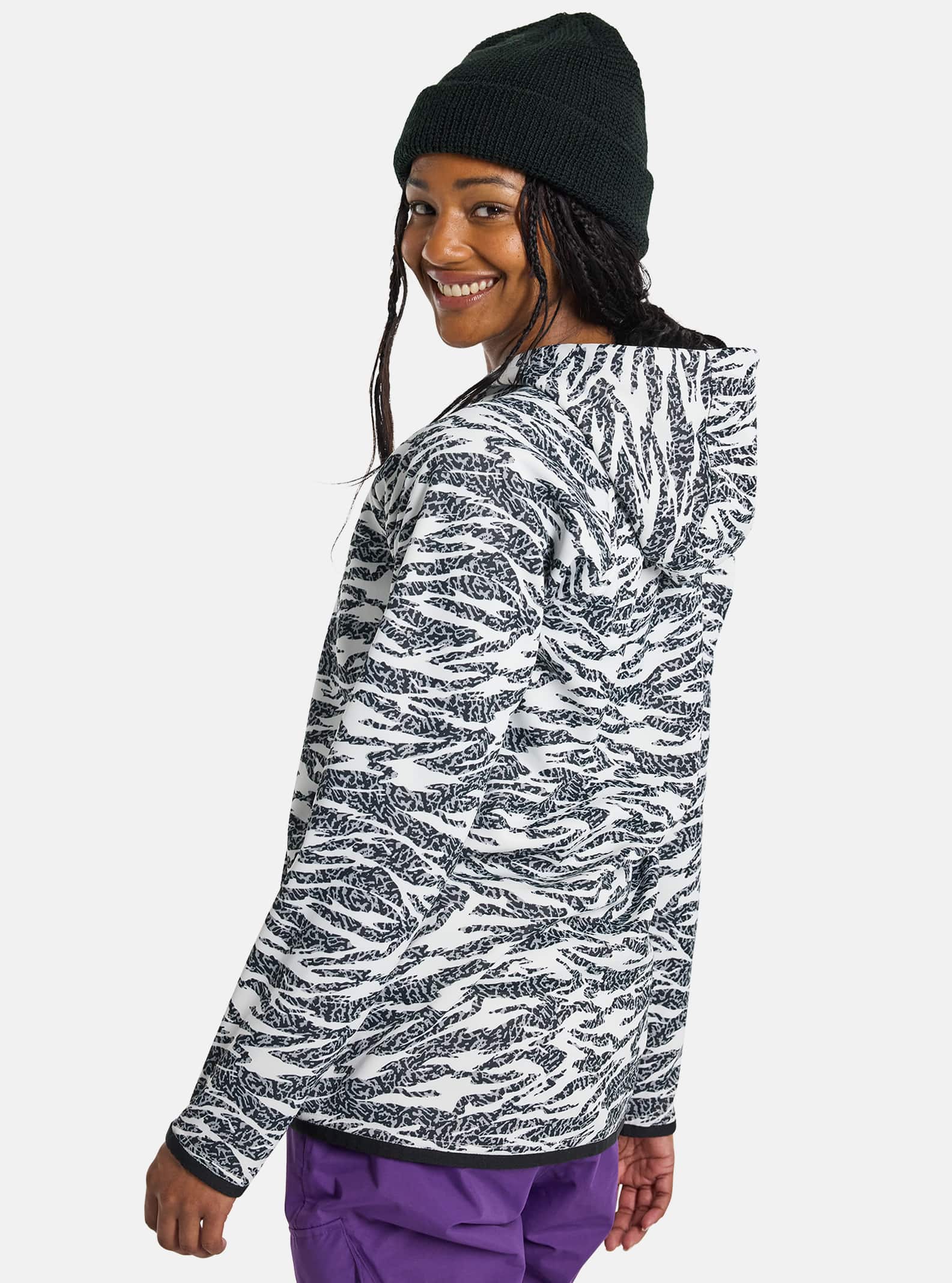 BURTON タイダイ柄 レディースウェアM Women's Burton Crown Weatherproof Pullover Fleece | Burton.com